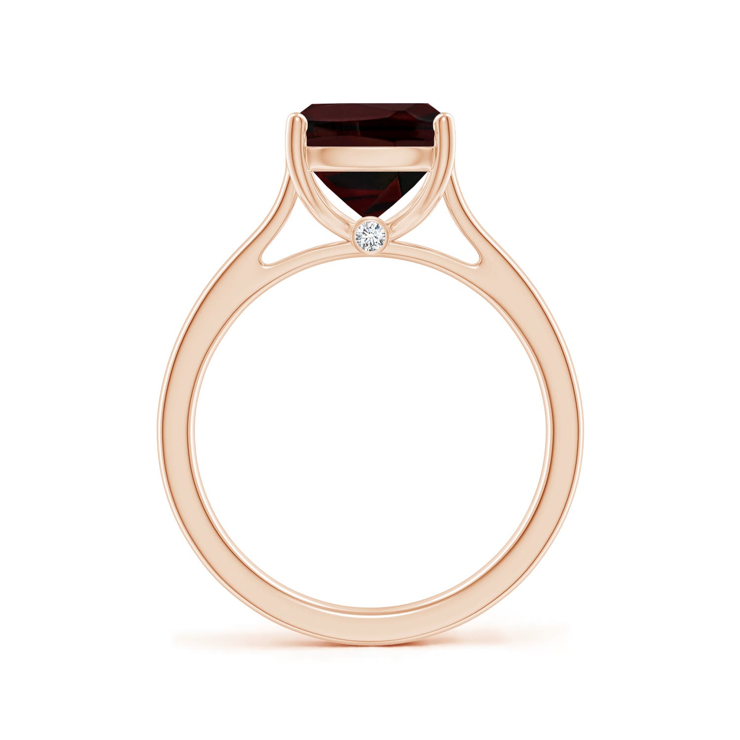 A - Garnet / 3.37 CT / 14 KT Rose Gold