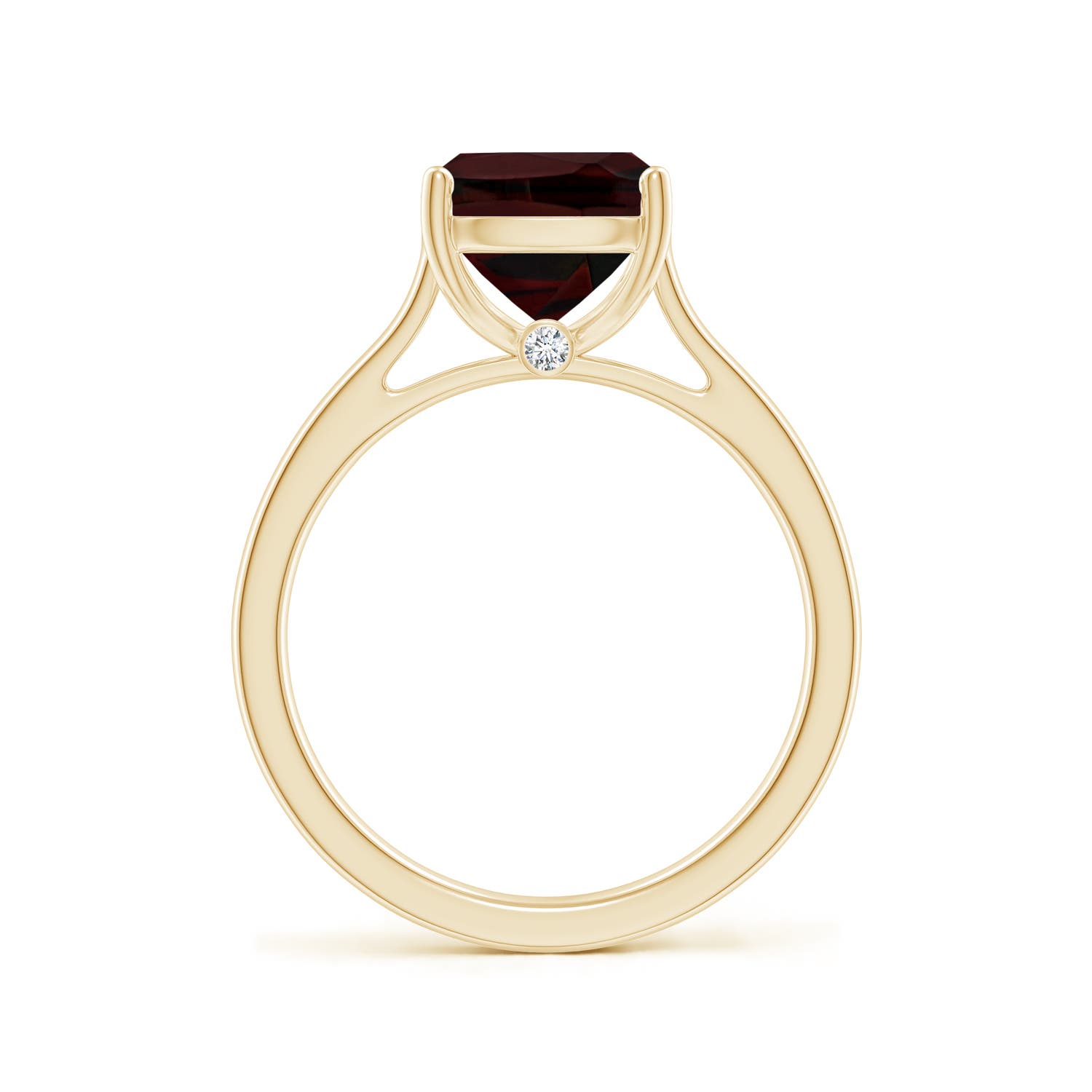 A - Garnet / 3.37 CT / 14 KT Yellow Gold