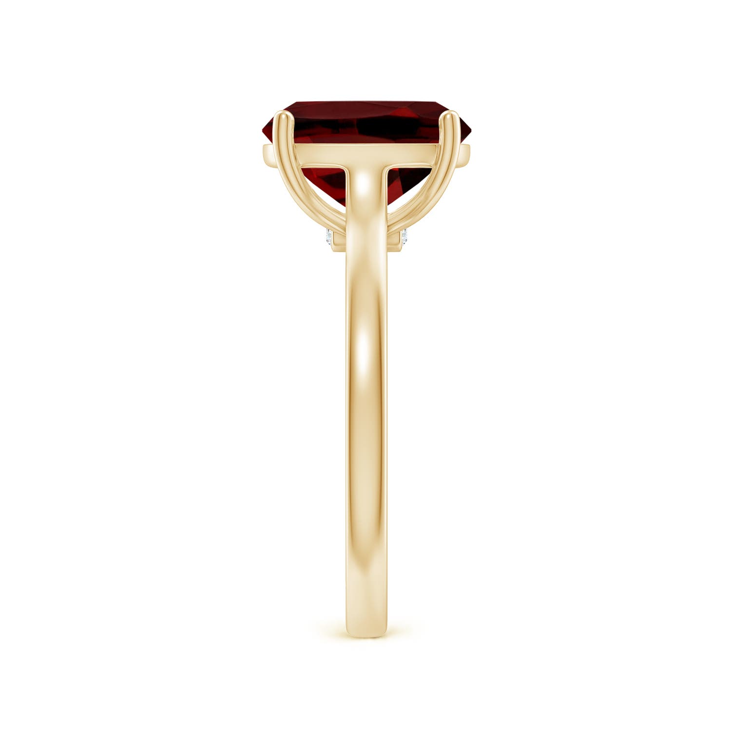 AAAA - Garnet / 3.37 CT / 14 KT Yellow Gold