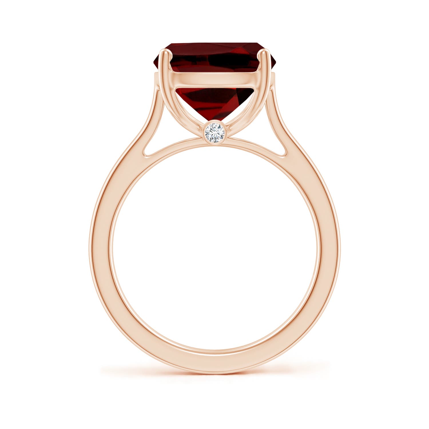 AAAA - Garnet / 5.39 CT / 14 KT Rose Gold