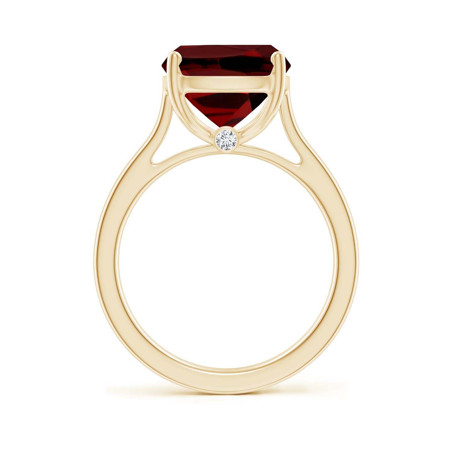 AAAA - Garnet / 5.39 CT / 14 KT Yellow Gold