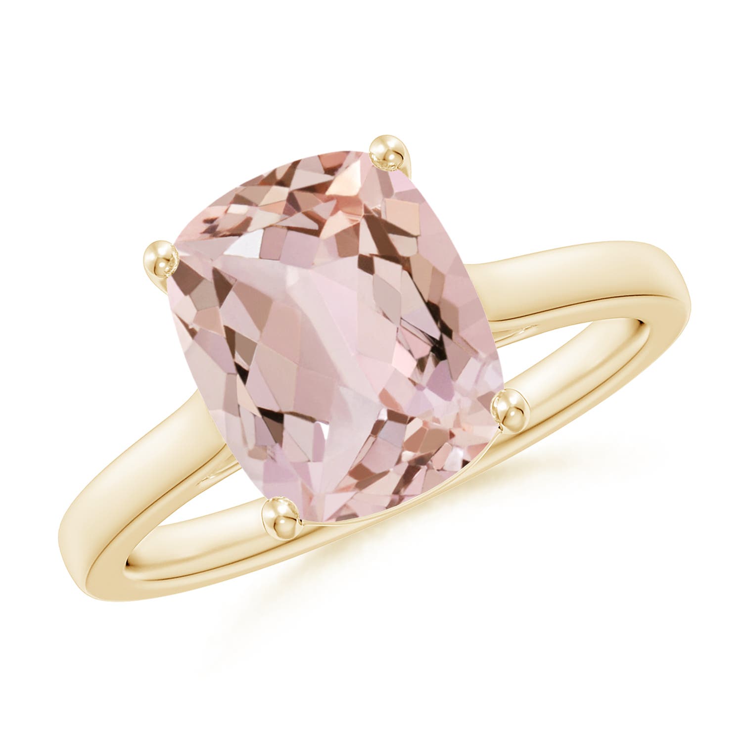 AA - Morganite / 2.72 CT / 14 KT Yellow Gold