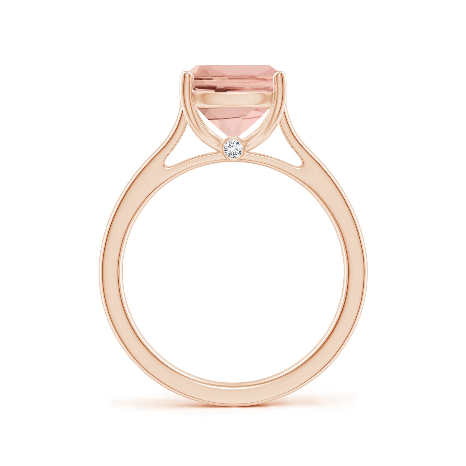 AAAA - Morganite / 2.72 CT / 14 KT Rose Gold