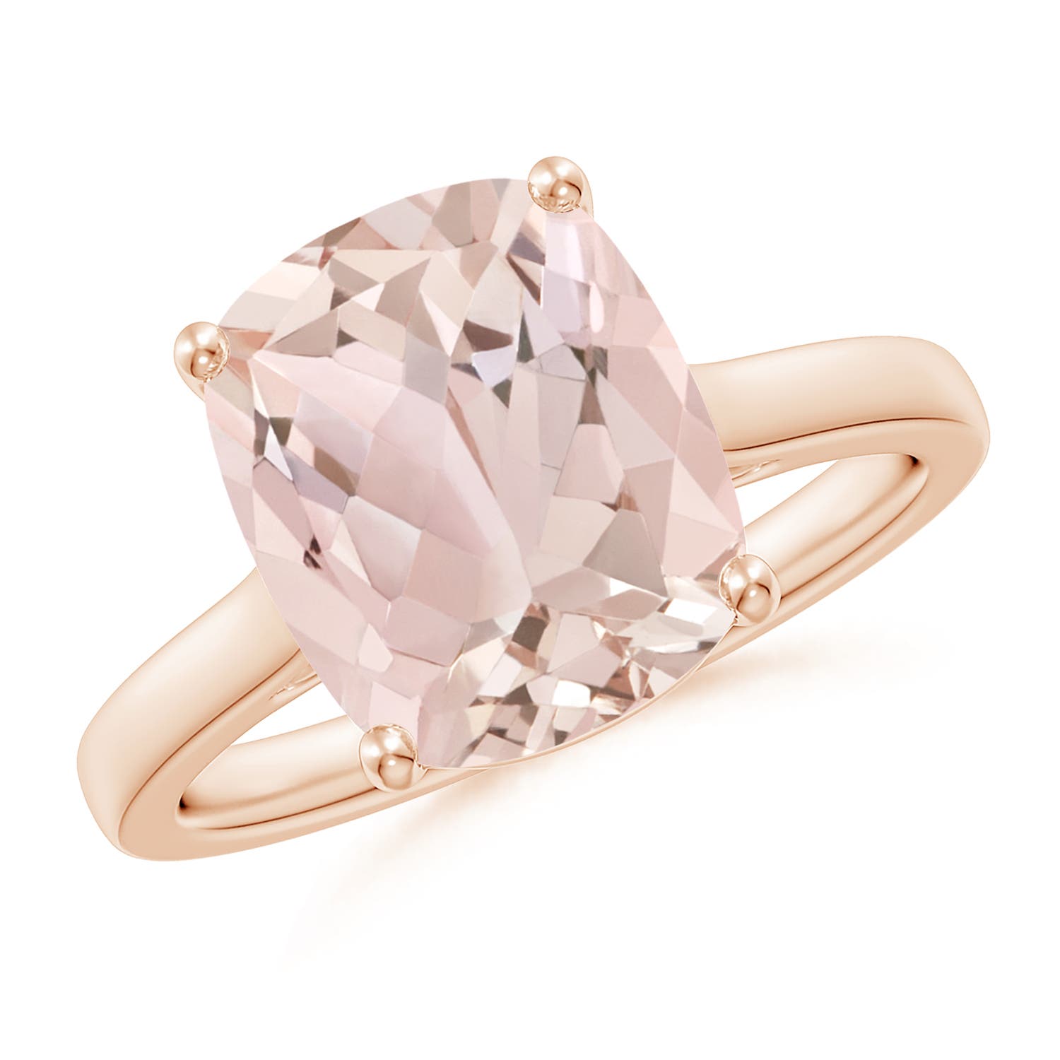 A - Morganite / 3.93 CT / 14 KT Rose Gold