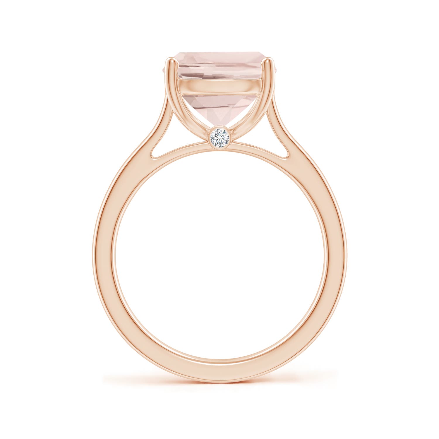 A - Morganite / 3.93 CT / 14 KT Rose Gold