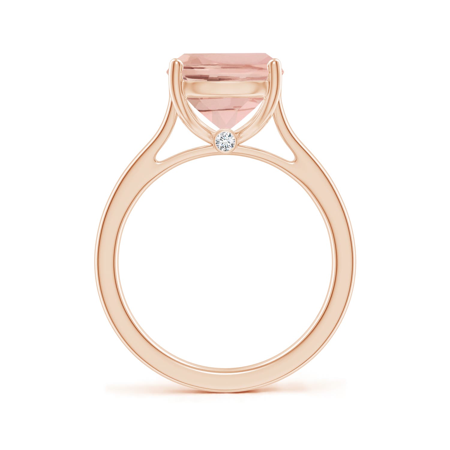 AAA - Morganite / 3.93 CT / 14 KT Rose Gold