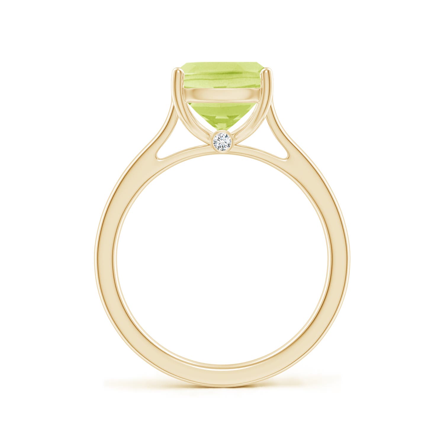 A - Peridot / 2.92 CT / 14 KT Yellow Gold