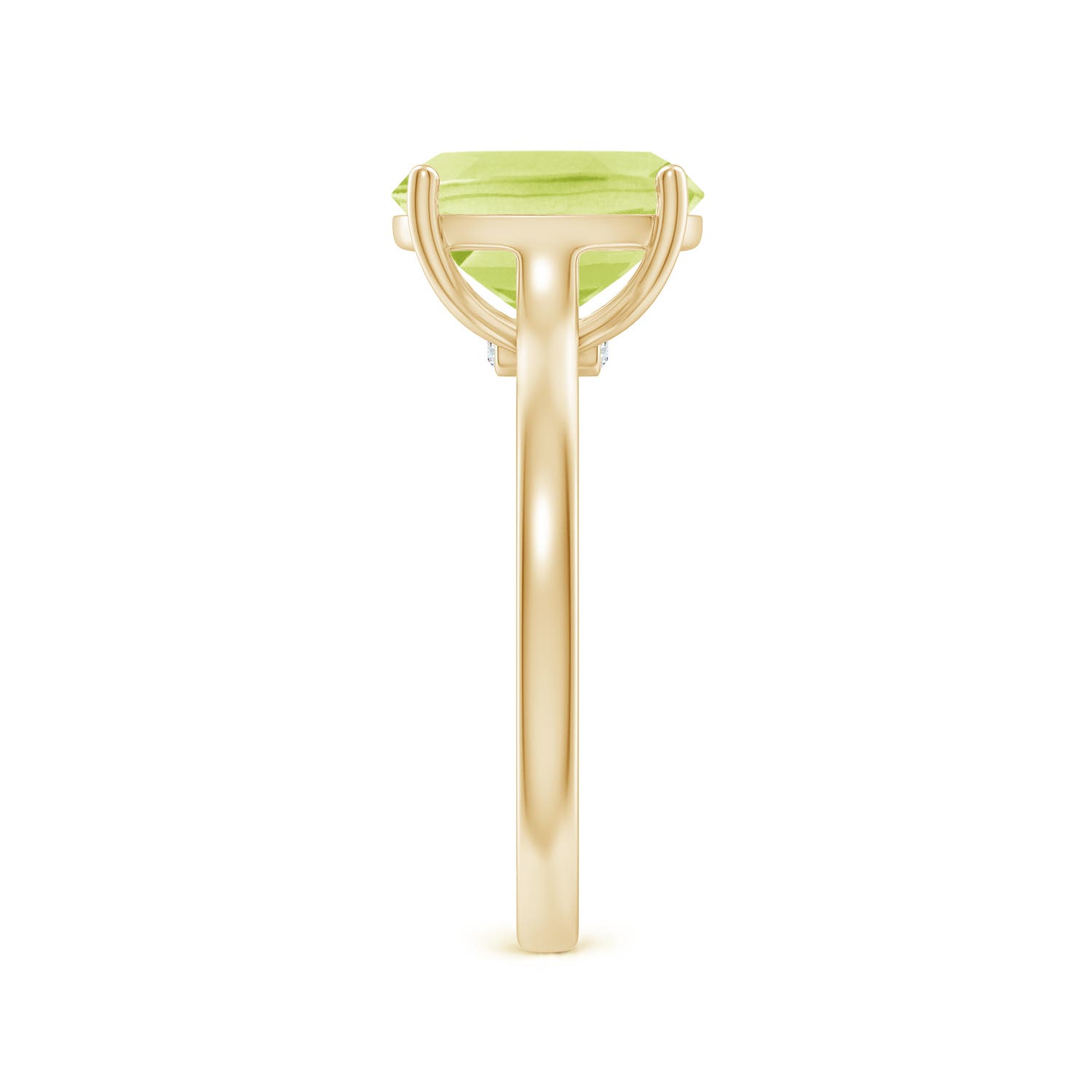 A - Peridot / 2.92 CT / 14 KT Yellow Gold