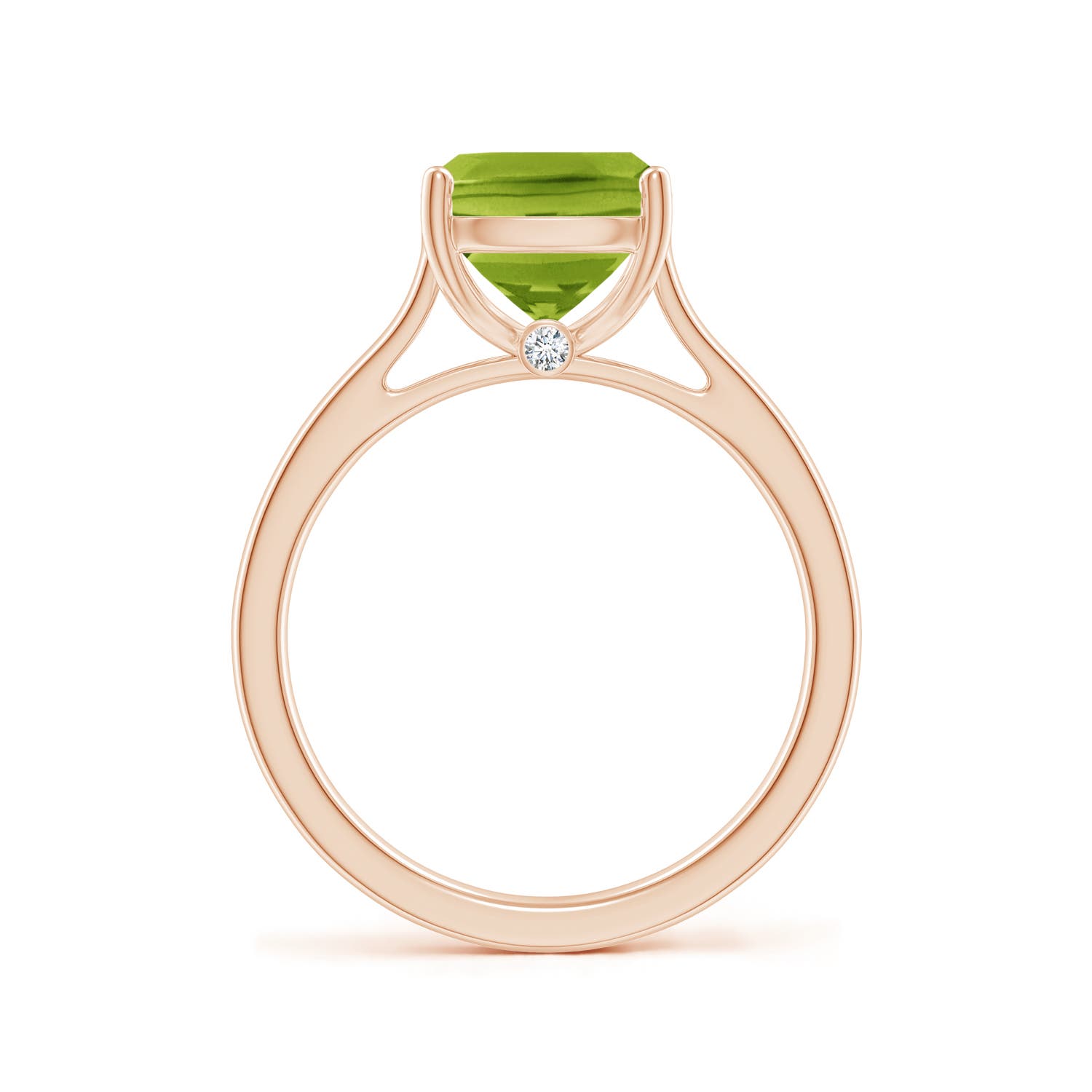 AAA - Peridot / 2.92 CT / 14 KT Rose Gold