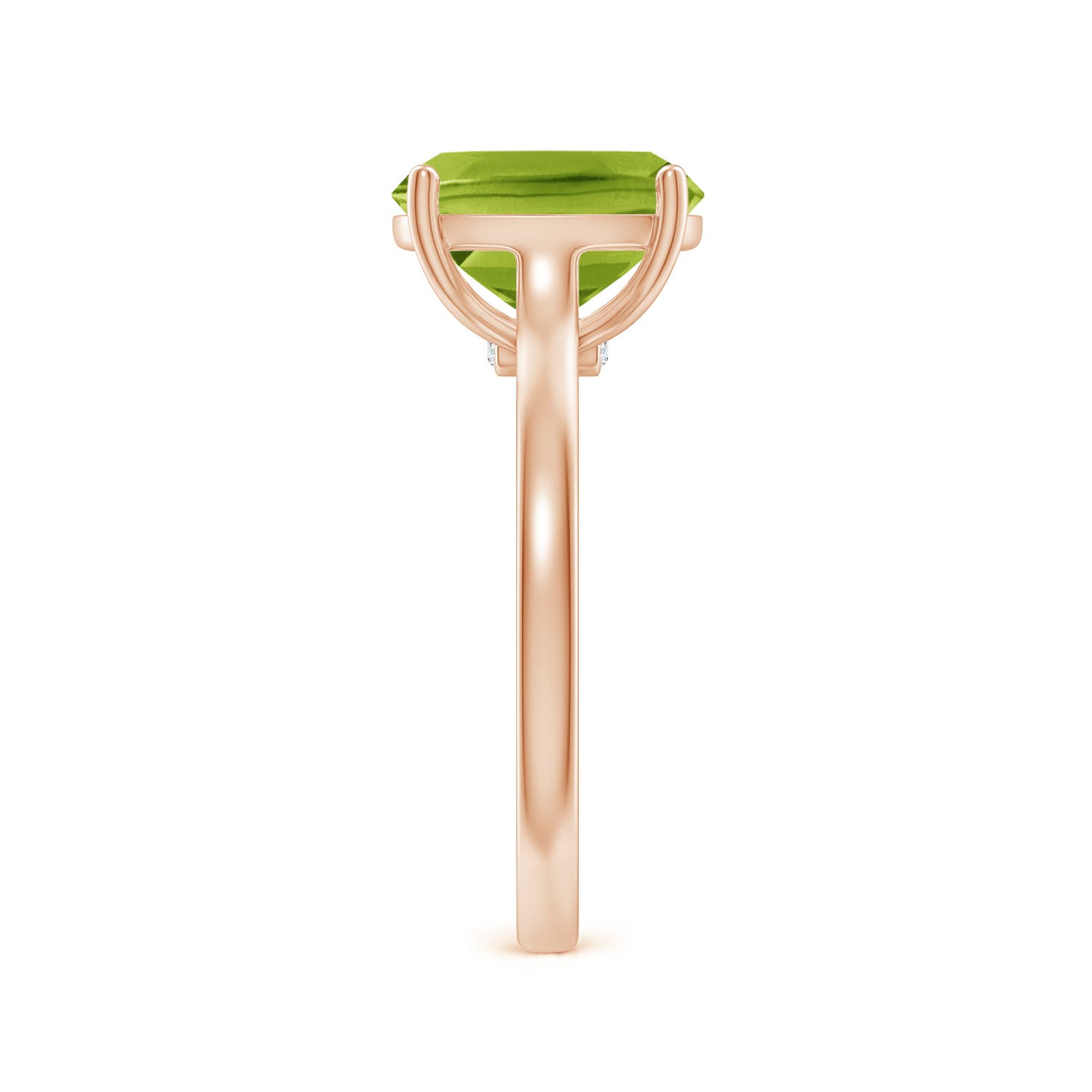 AAA - Peridot / 2.92 CT / 14 KT Rose Gold