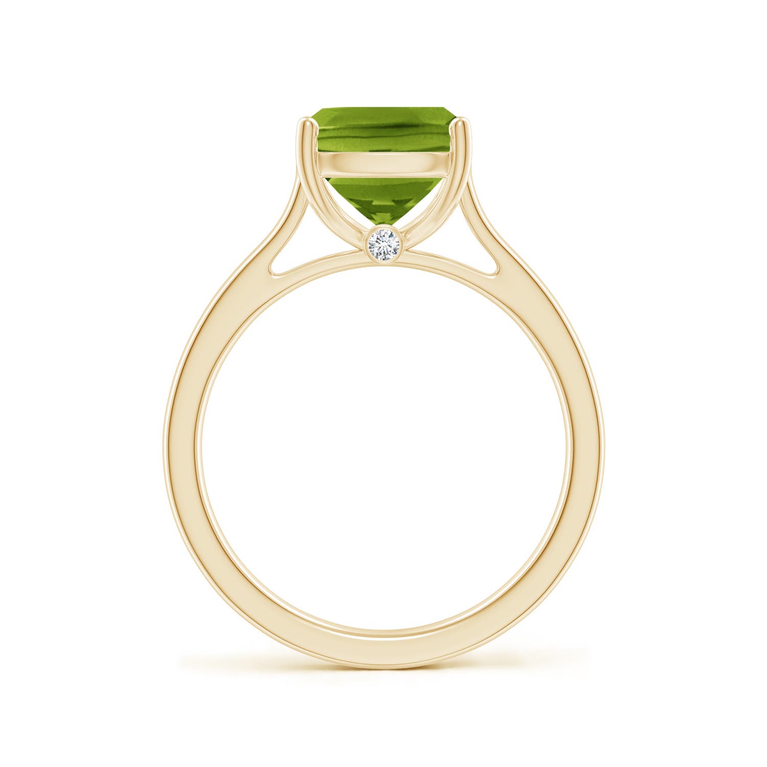 AAAA - Peridot / 2.92 CT / 14 KT Yellow Gold