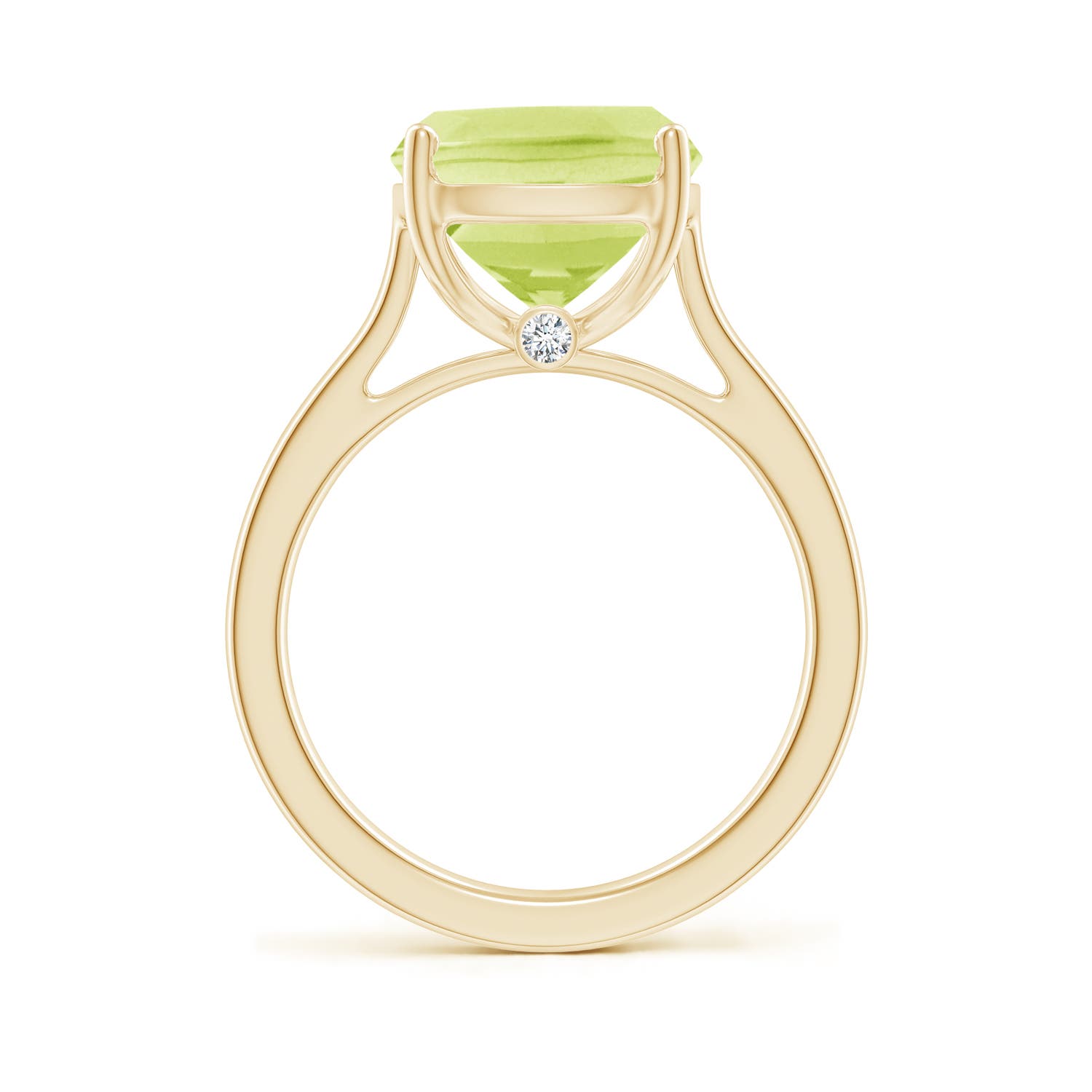 A - Peridot / 5.54 CT / 14 KT Yellow Gold