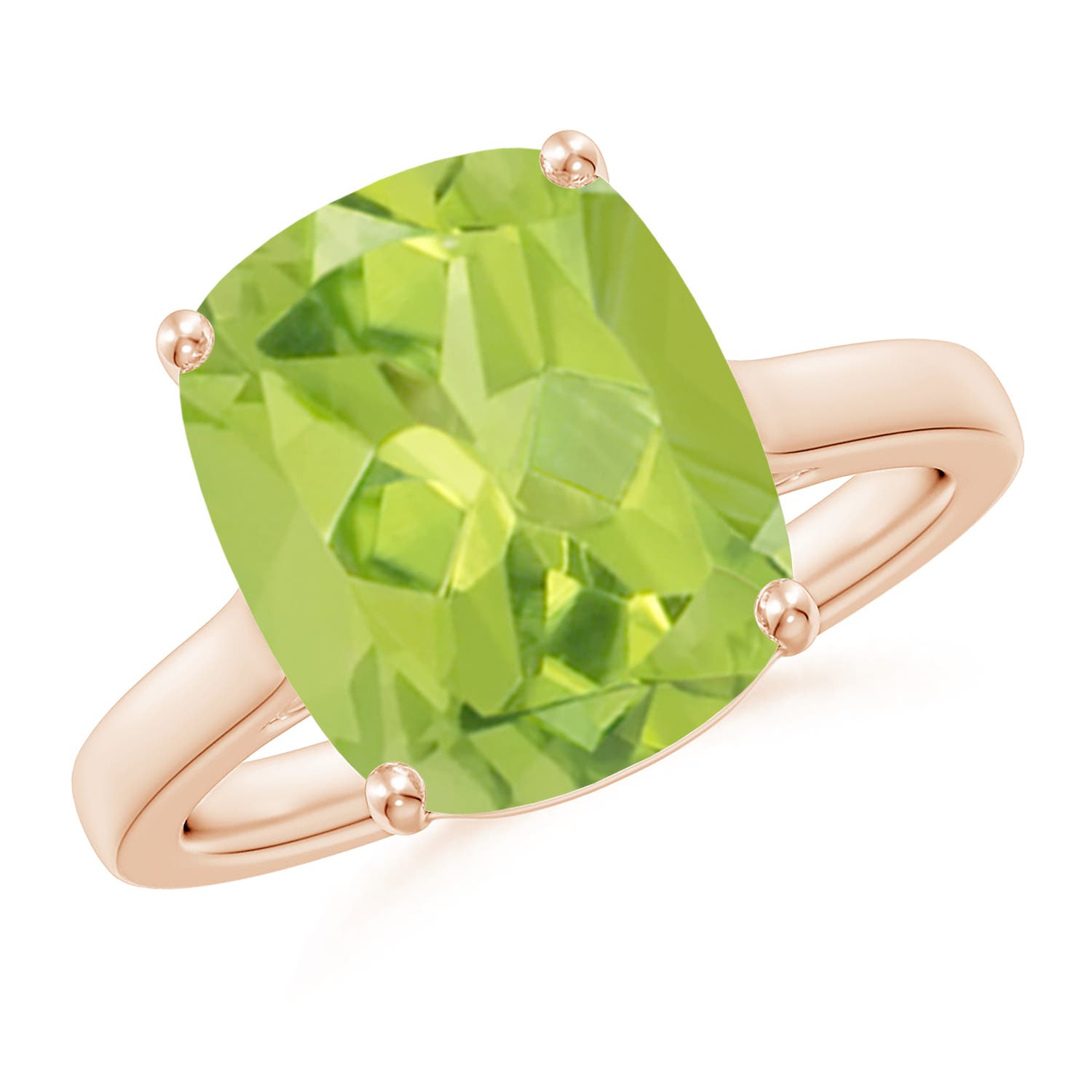 AA - Peridot / 5.54 CT / 14 KT Rose Gold