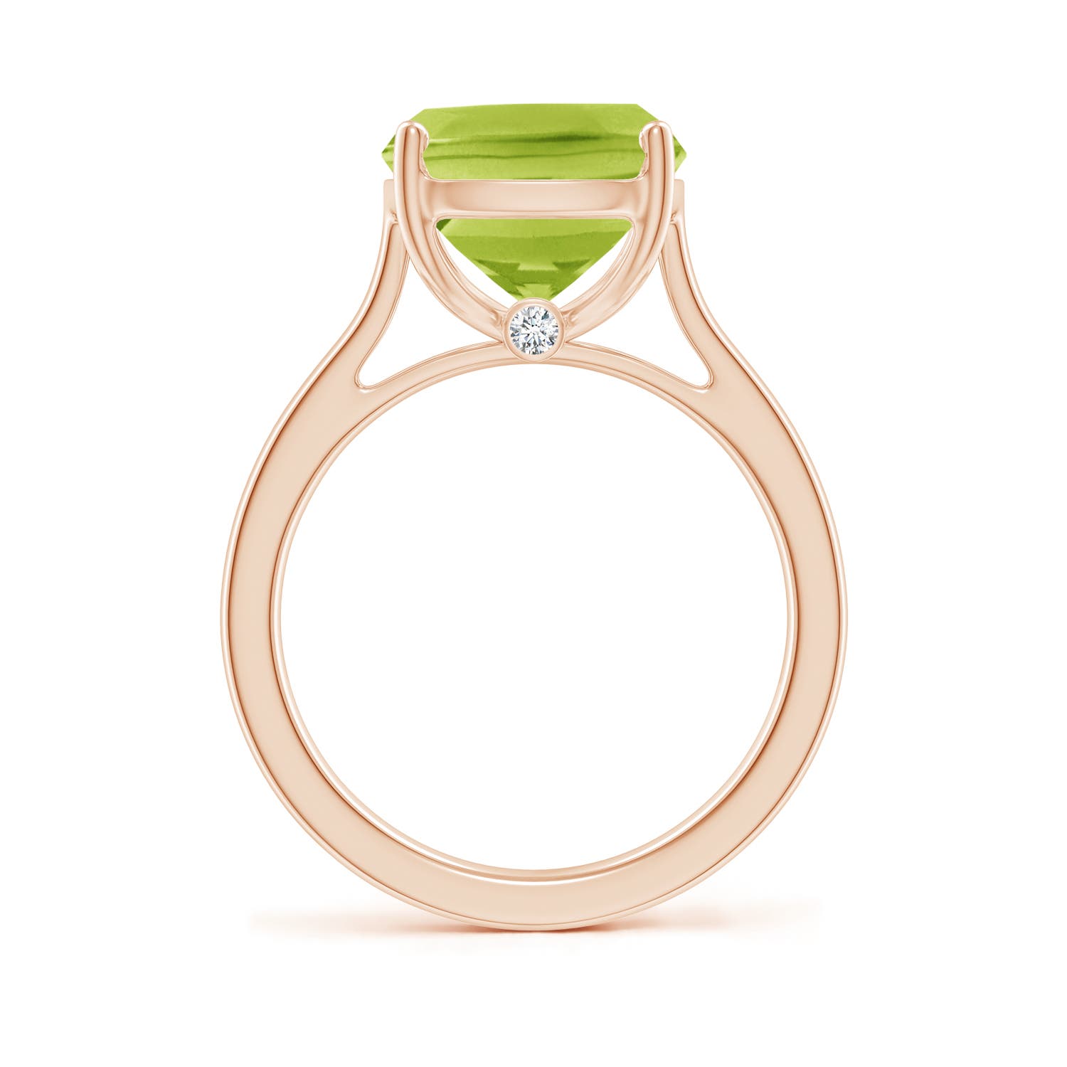 AA - Peridot / 5.54 CT / 14 KT Rose Gold