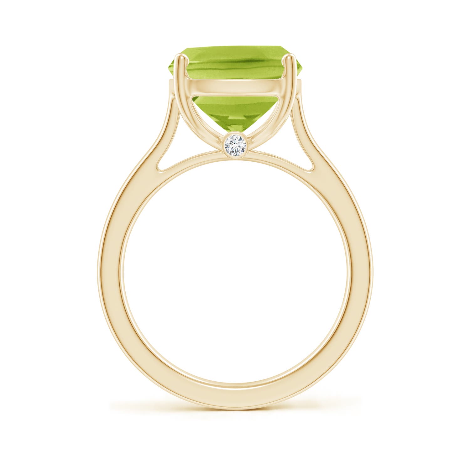 AA - Peridot / 5.54 CT / 14 KT Yellow Gold