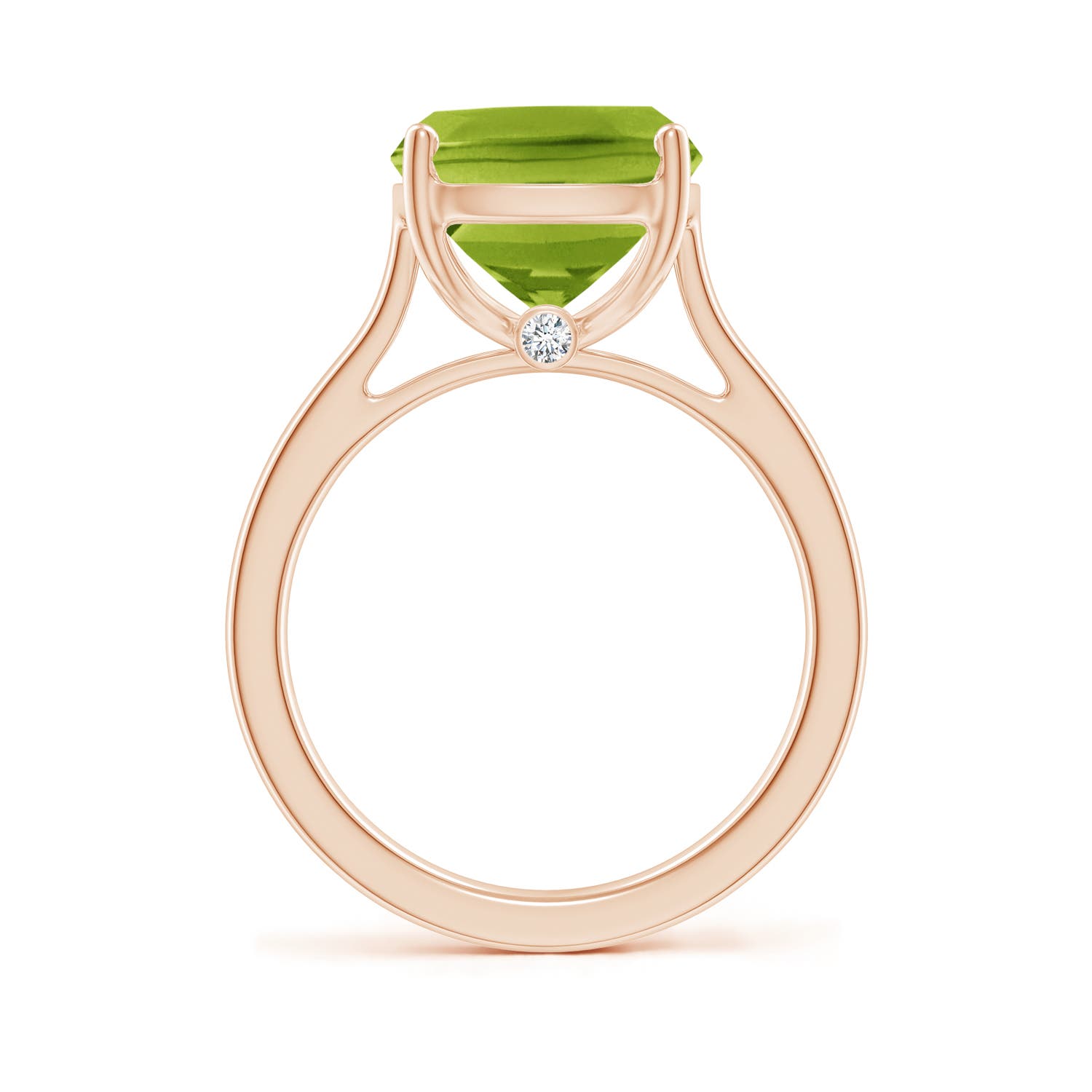 AAA - Peridot / 5.54 CT / 14 KT Rose Gold