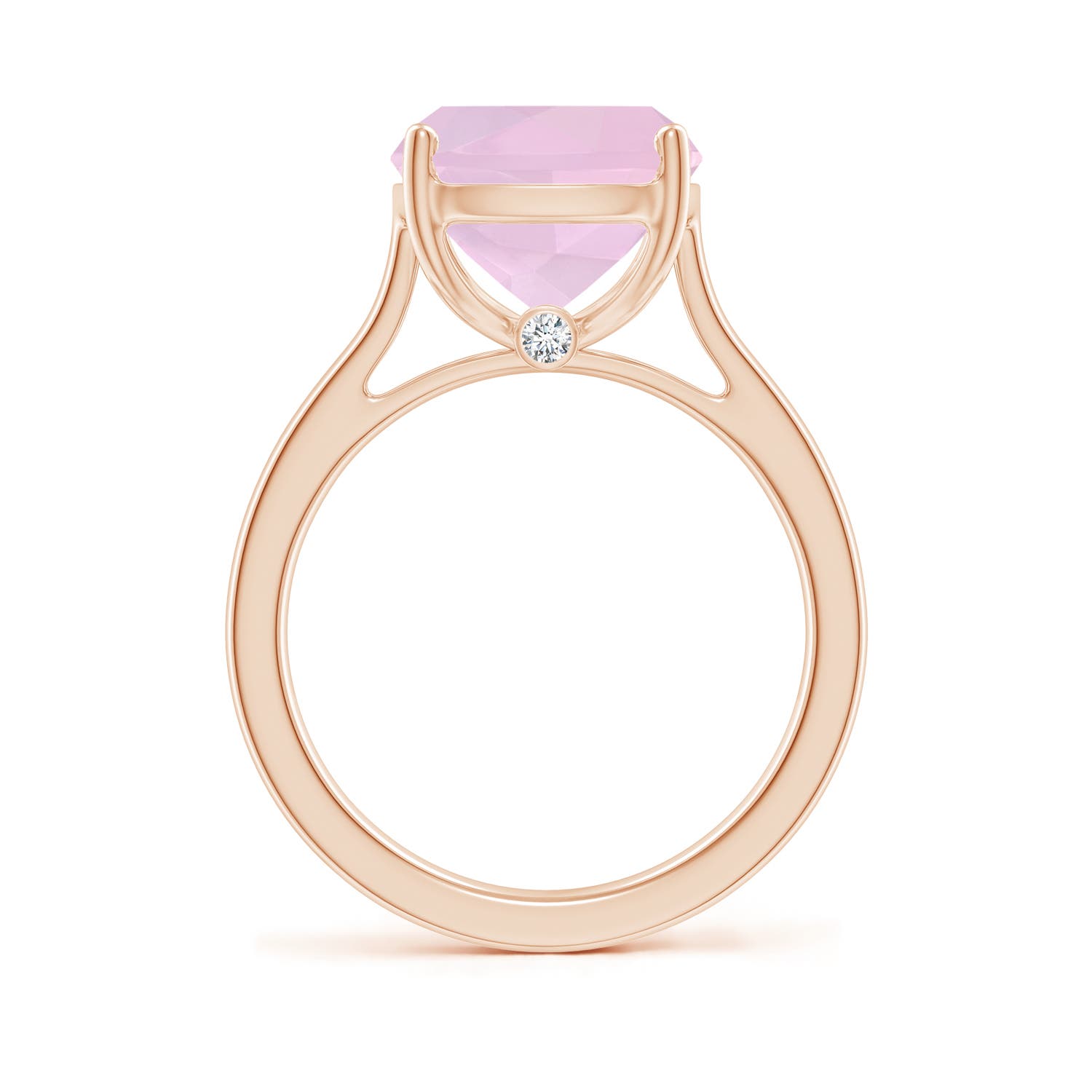 AAA - Rose Quartz / 4.79 CT / 14 KT Rose Gold