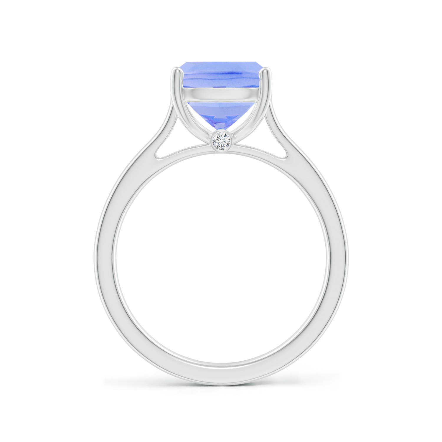 A - Tanzanite / 2.62 CT / 14 KT White Gold