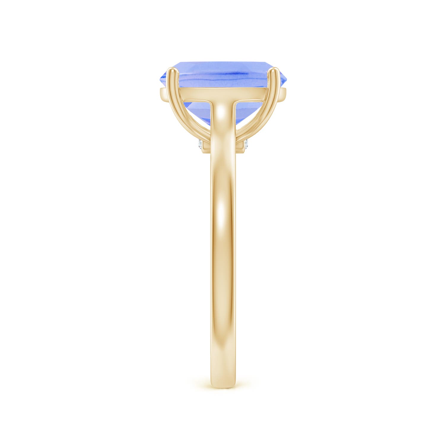 A - Tanzanite / 2.62 CT / 14 KT Yellow Gold