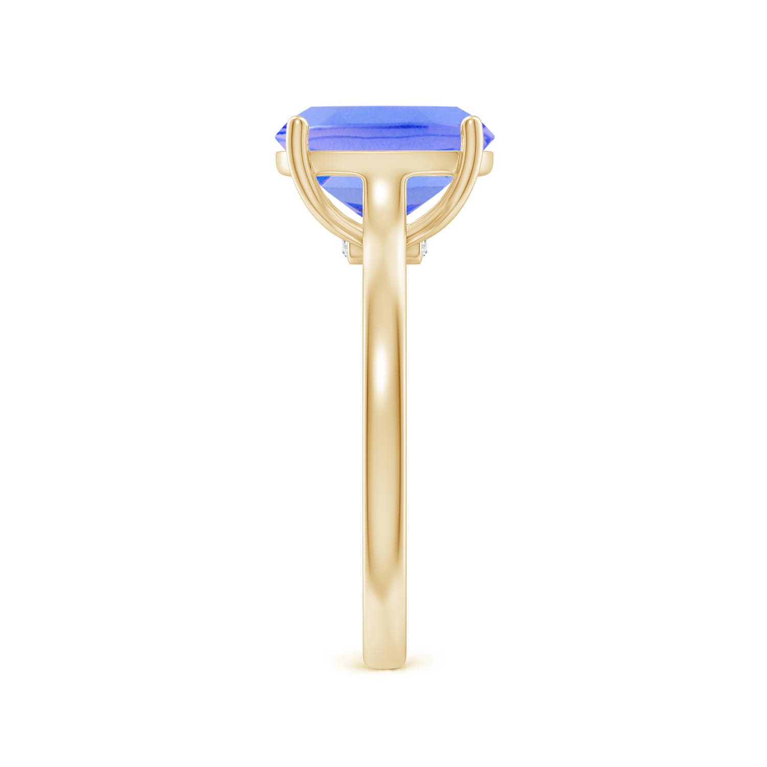 AA - Tanzanite / 2.62 CT / 14 KT Yellow Gold