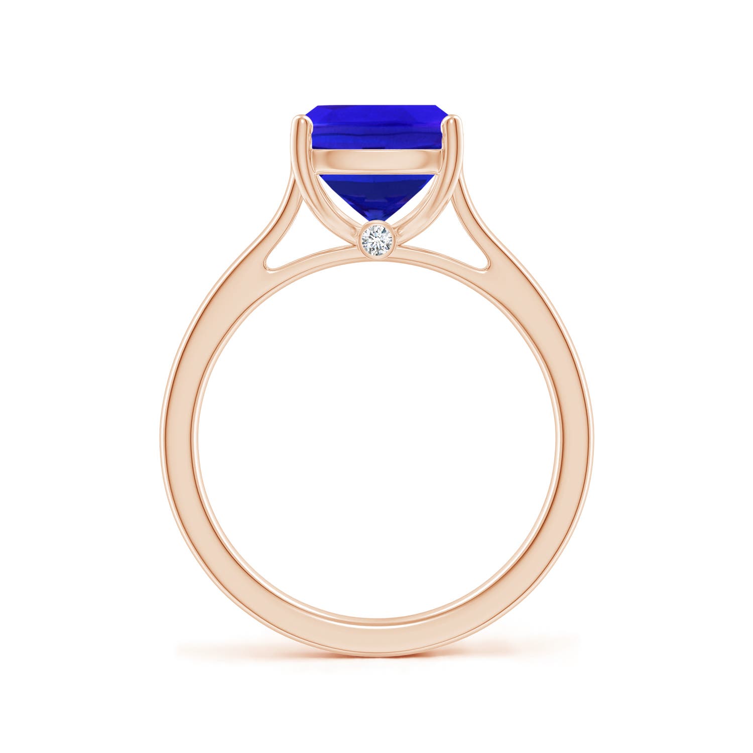 AAA - Tanzanite / 2.62 CT / 14 KT Rose Gold