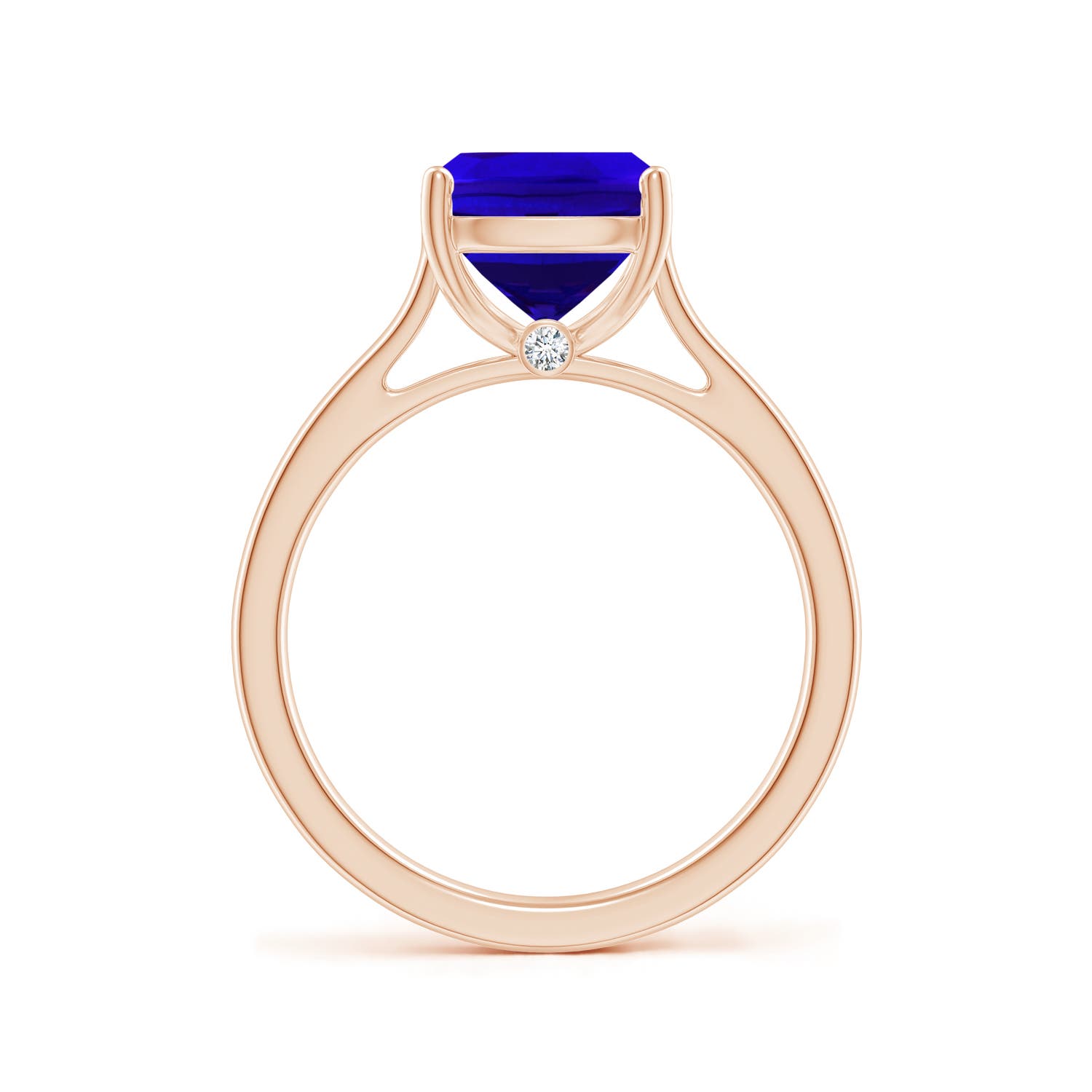 AAAA - Tanzanite / 2.62 CT / 14 KT Rose Gold