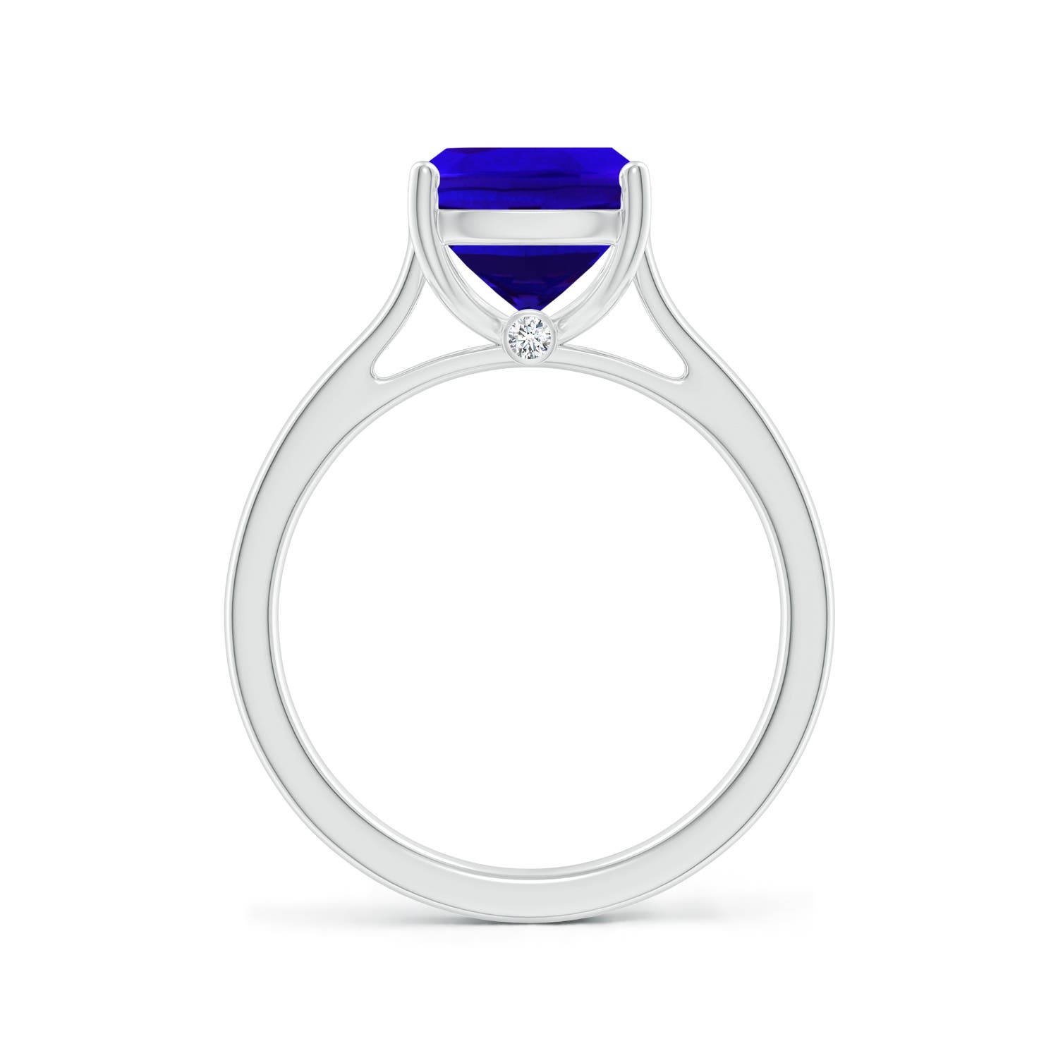 AAAA - Tanzanite / 2.62 CT / 14 KT White Gold