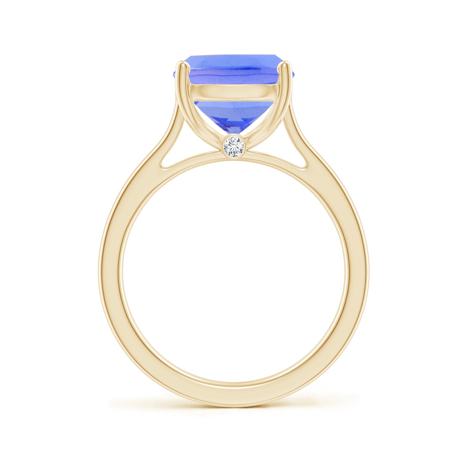 AA - Tanzanite / 3.83 CT / 14 KT Yellow Gold