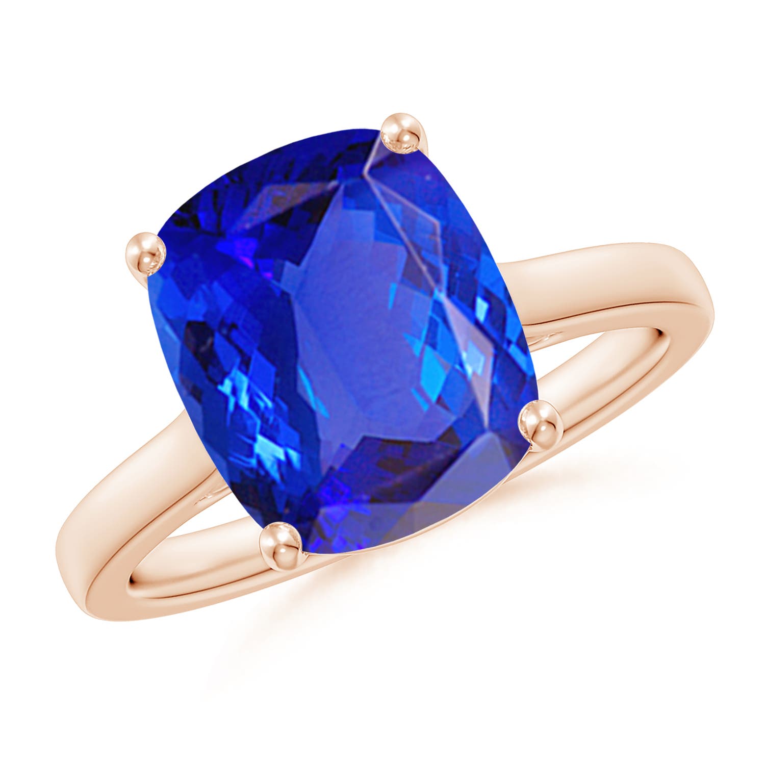 AAA - Tanzanite / 3.83 CT / 14 KT Rose Gold