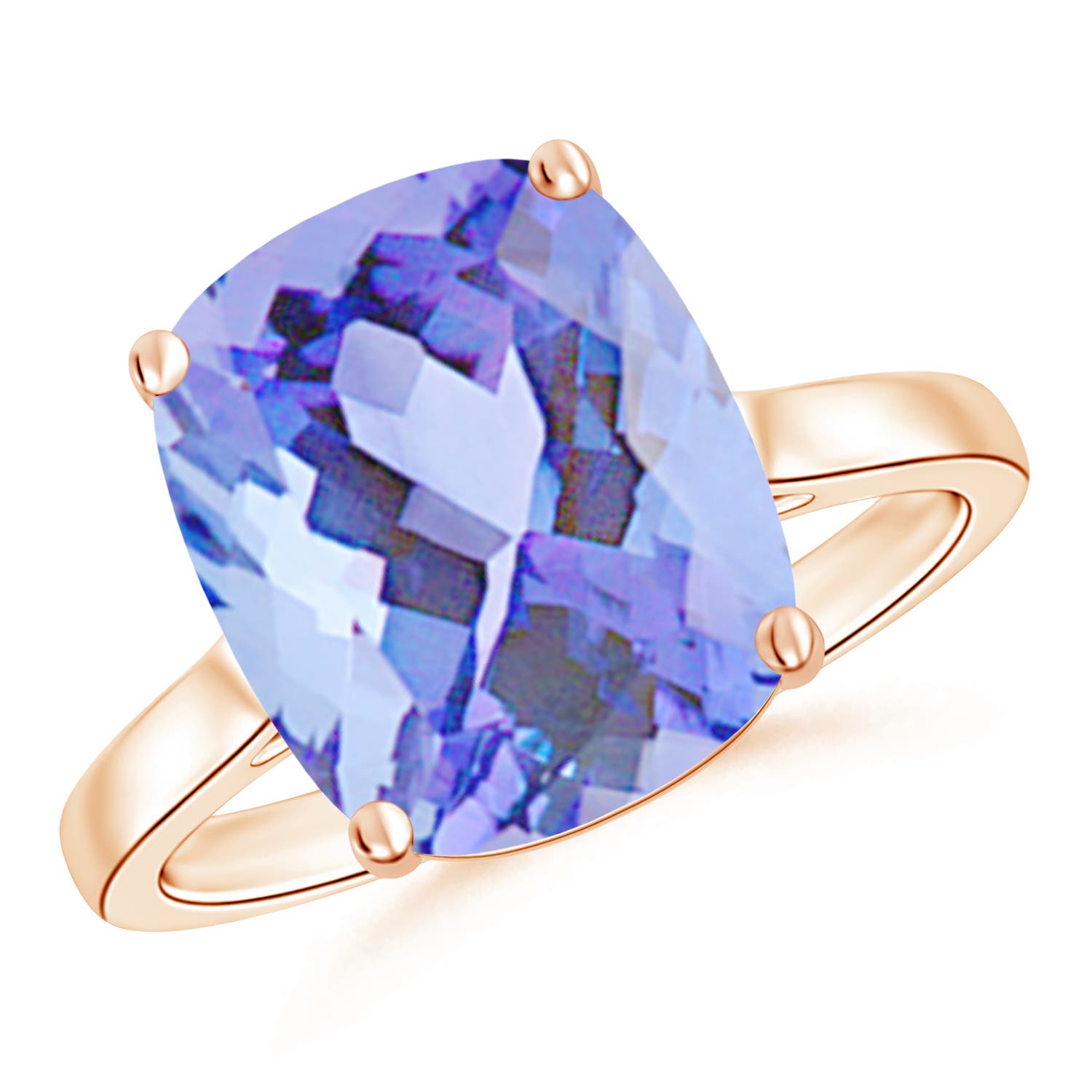 A - Tanzanite / 4.54 CT / 14 KT Rose Gold