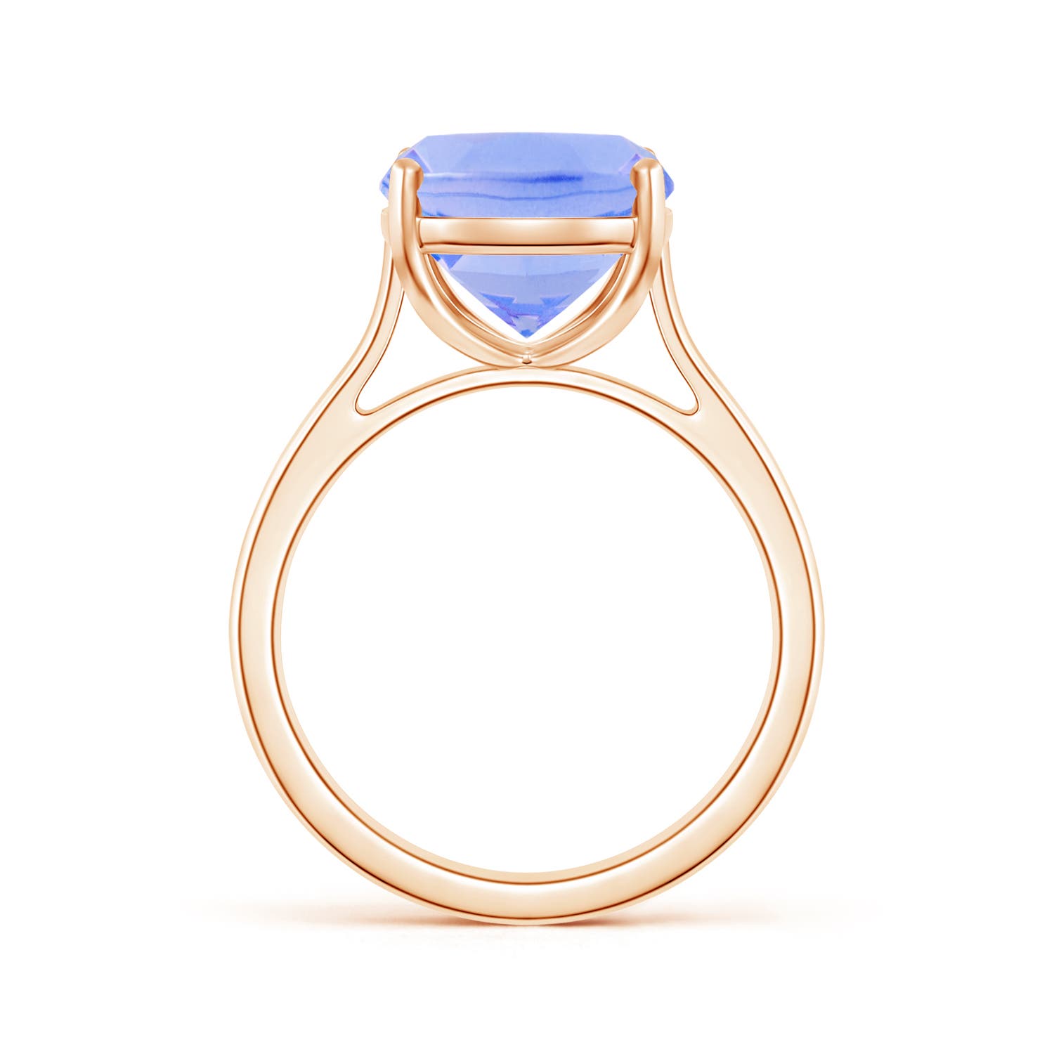 A - Tanzanite / 4.54 CT / 14 KT Rose Gold