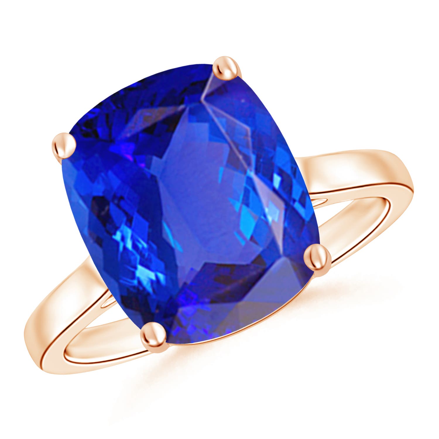 AAA - Tanzanite / 4.54 CT / 14 KT Rose Gold