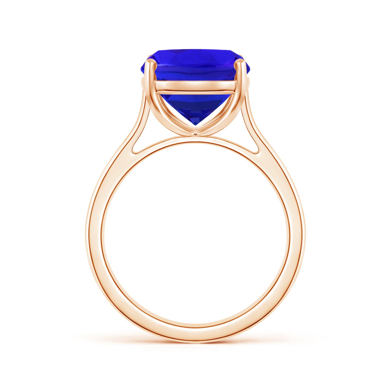 AAA - Tanzanite / 4.54 CT / 14 KT Rose Gold