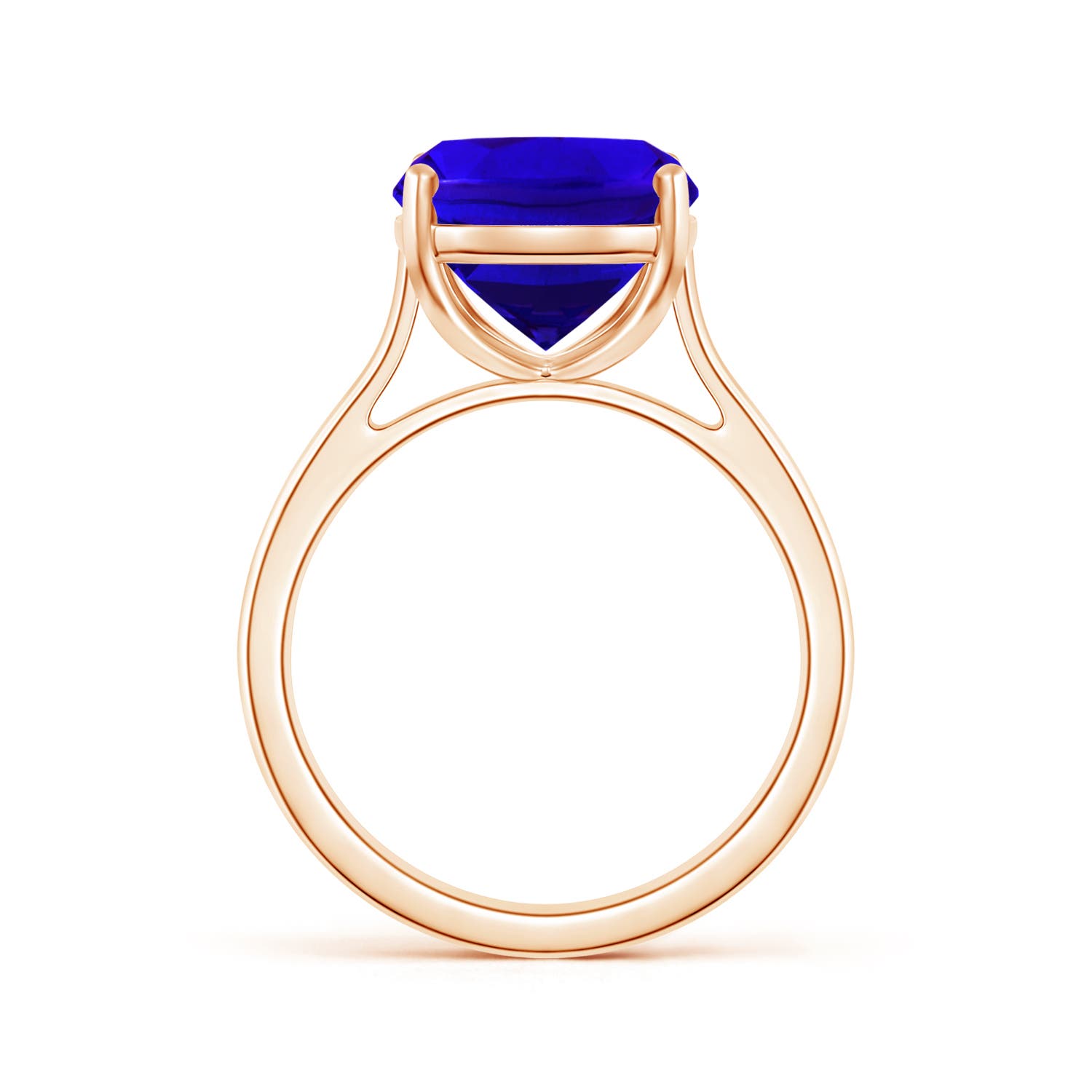 AAAA - Tanzanite / 4.54 CT / 14 KT Rose Gold