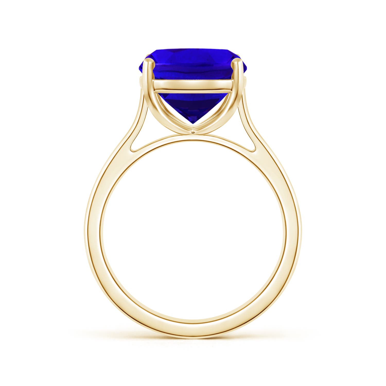 AAAA - Tanzanite / 4.54 CT / 14 KT Yellow Gold