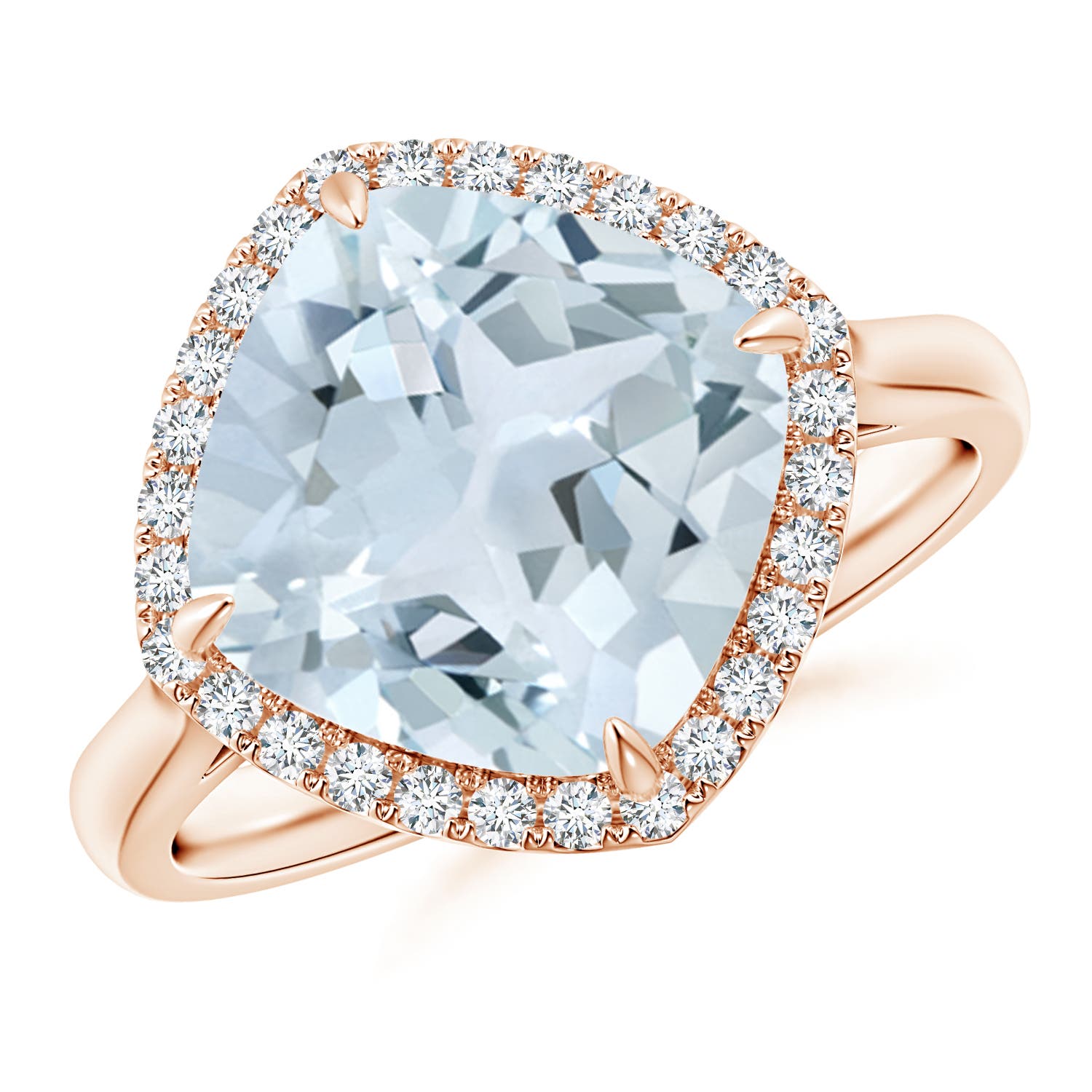 A - Aquamarine / 3.72 CT / 14 KT Rose Gold