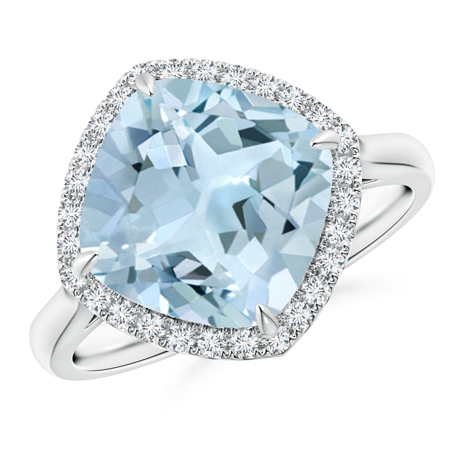 AA - Aquamarine / 3.72 CT / 14 KT White Gold