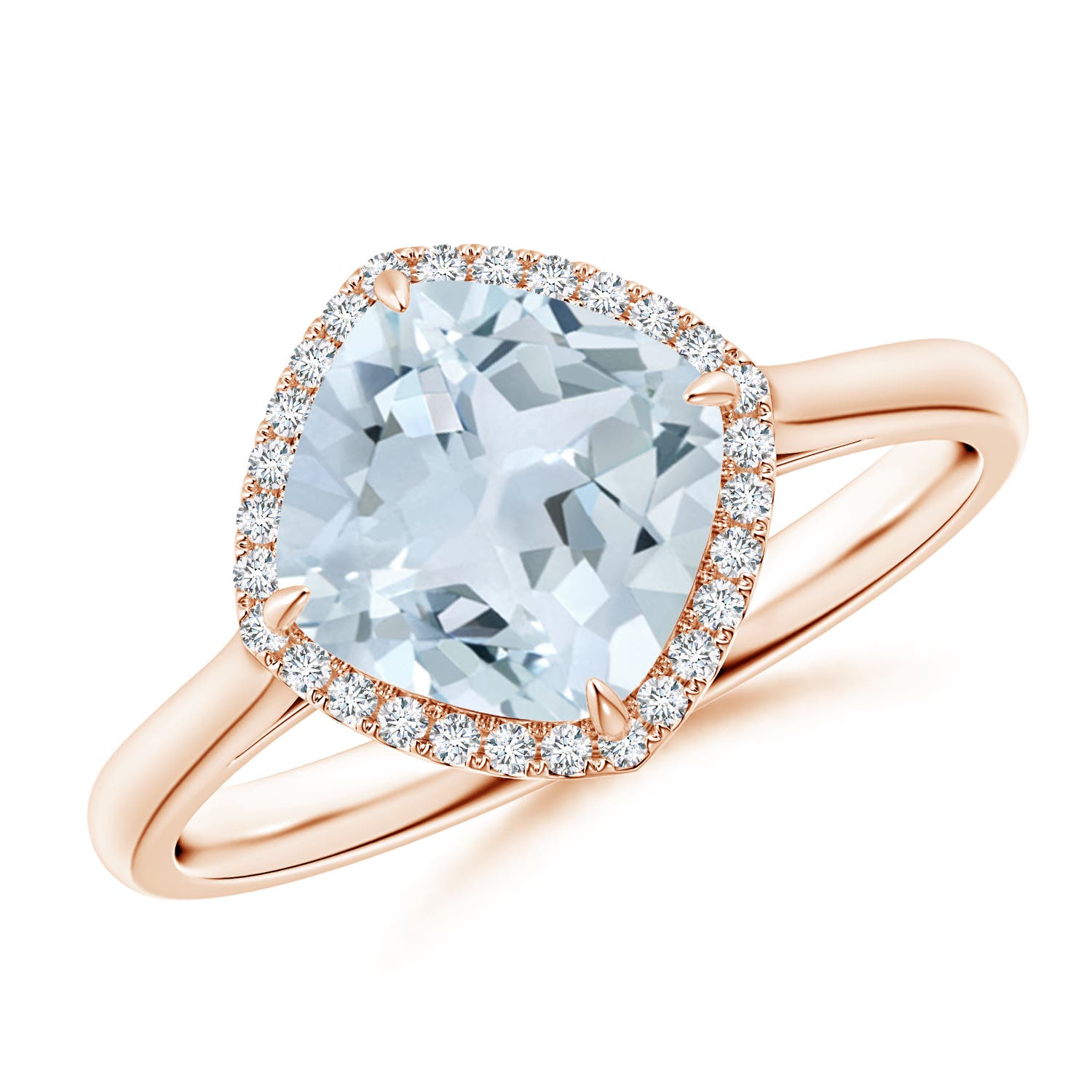 A - Aquamarine / 2.09 CT / 14 KT Rose Gold