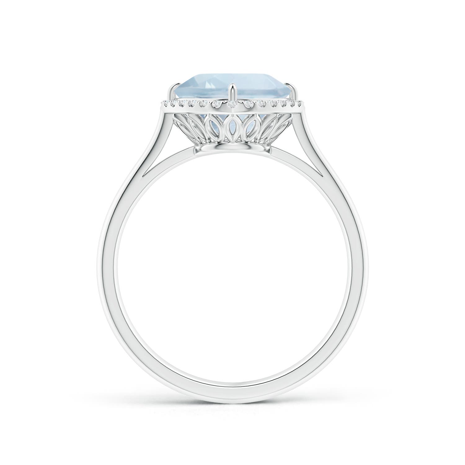 A - Aquamarine / 2.09 CT / 14 KT White Gold