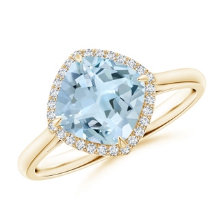 Cushion AA Aquamarine