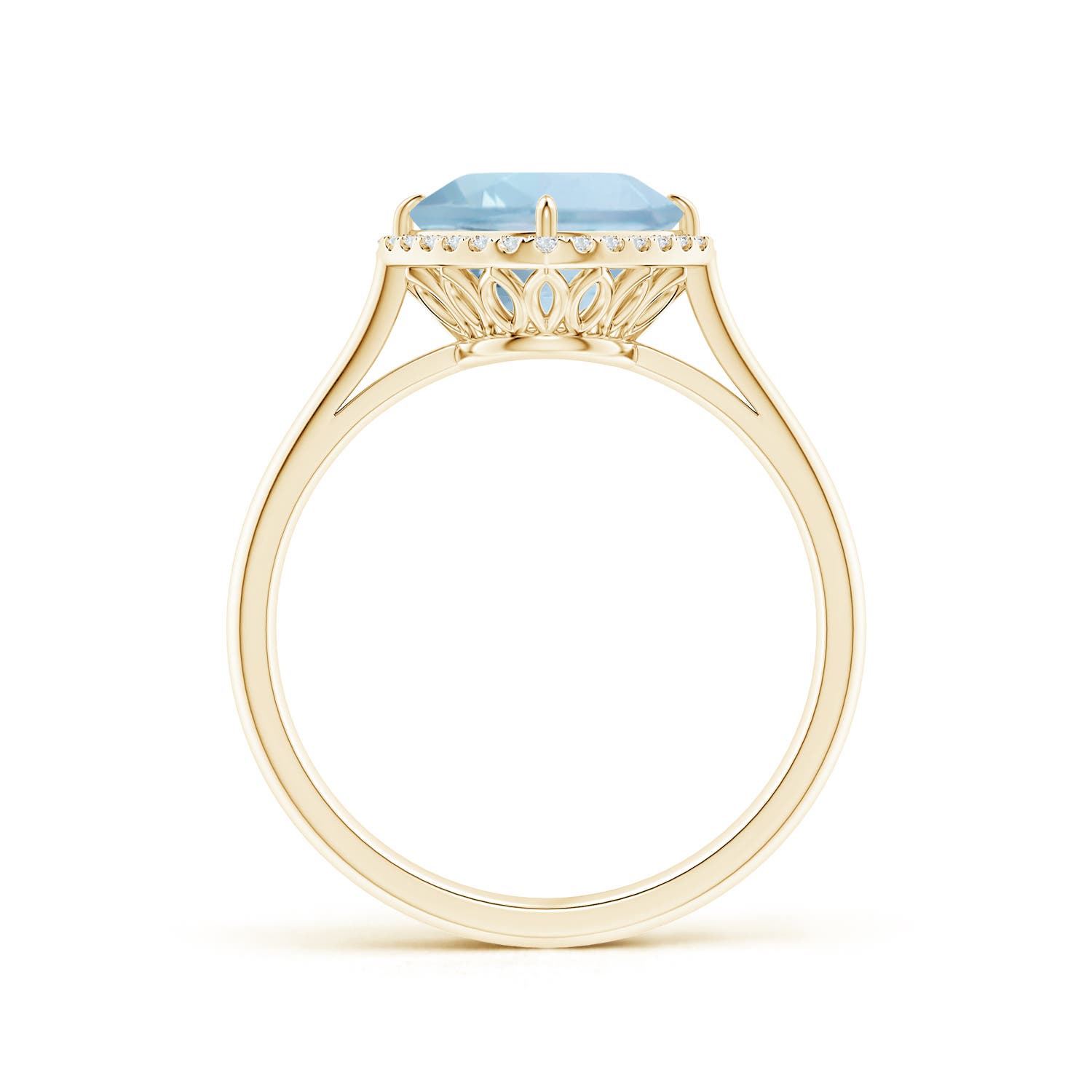 AA - Aquamarine / 2.09 CT / 14 KT Yellow Gold