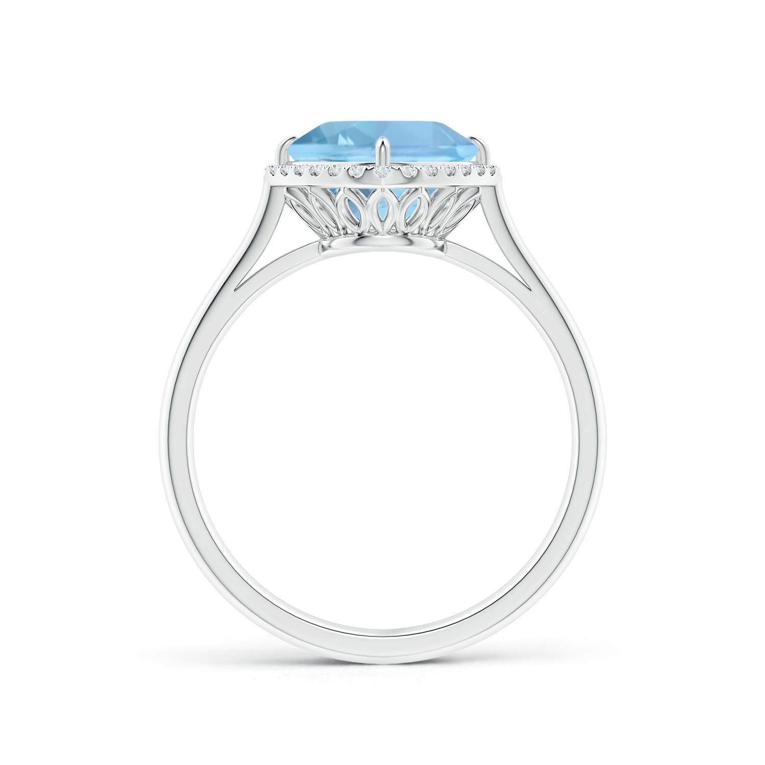 AAAA - Aquamarine / 2.09 CT / 14 KT White Gold