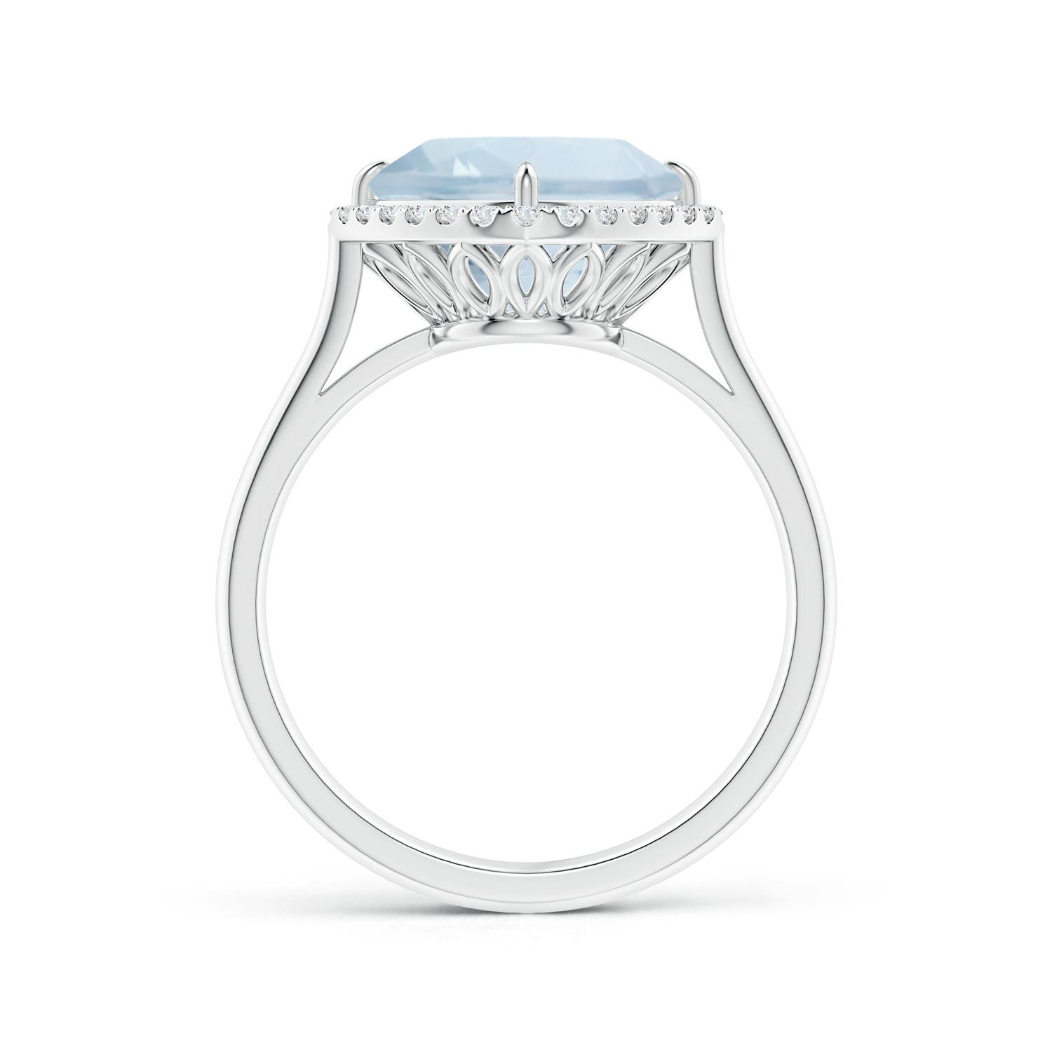 A - Aquamarine / 2.87 CT / 14 KT White Gold