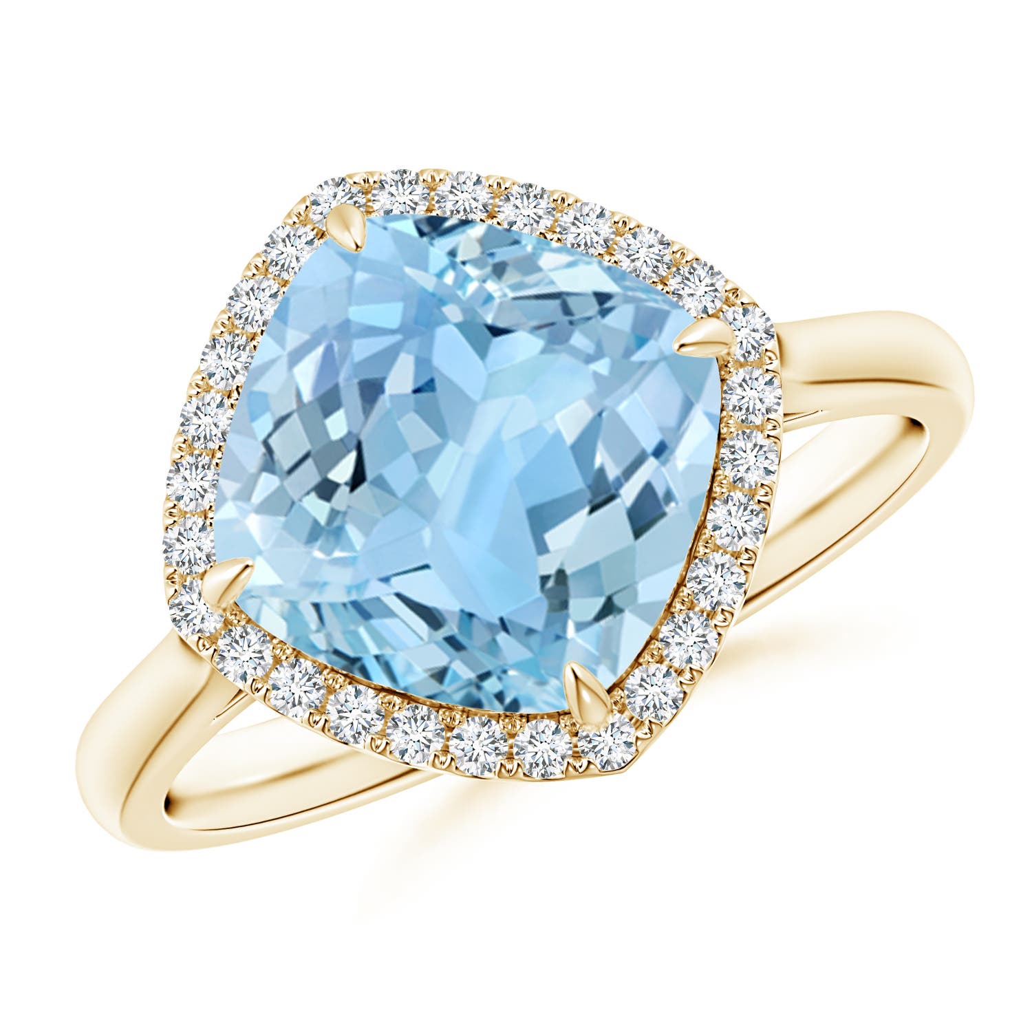 AAAA - Aquamarine / 2.87 CT / 14 KT Yellow Gold