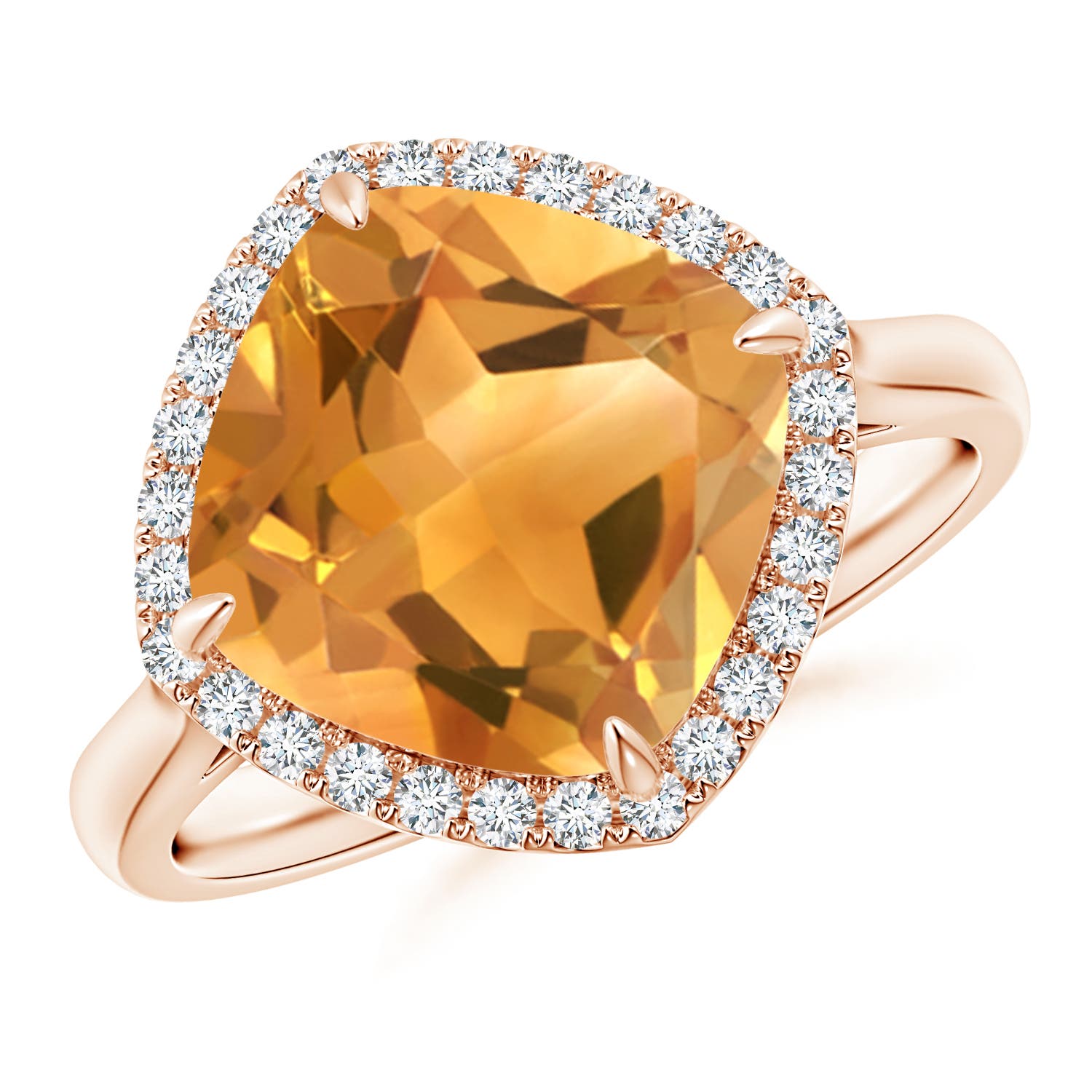 A - Citrine / 3.67 CT / 14 KT Rose Gold