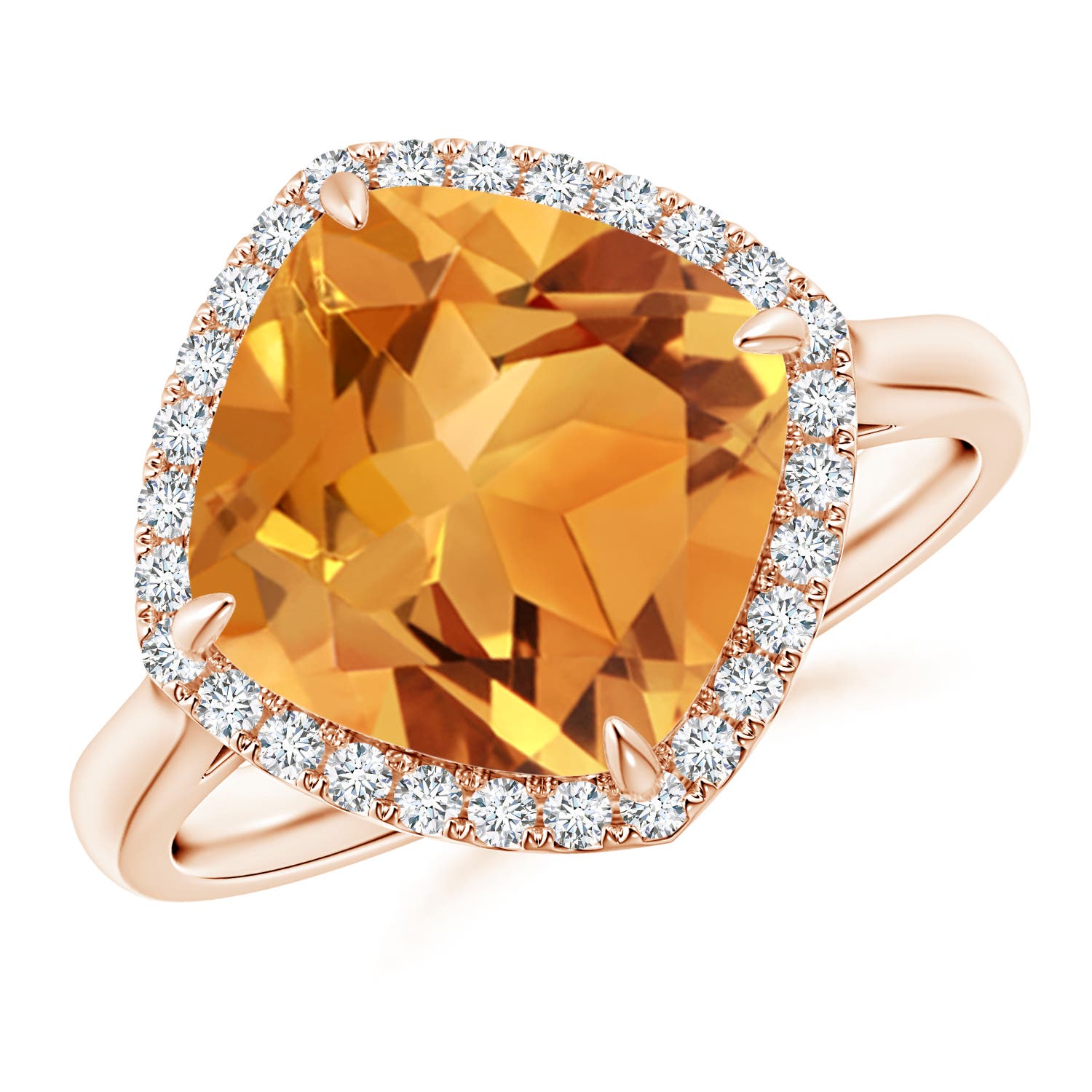 AA - Citrine / 3.67 CT / 14 KT Rose Gold