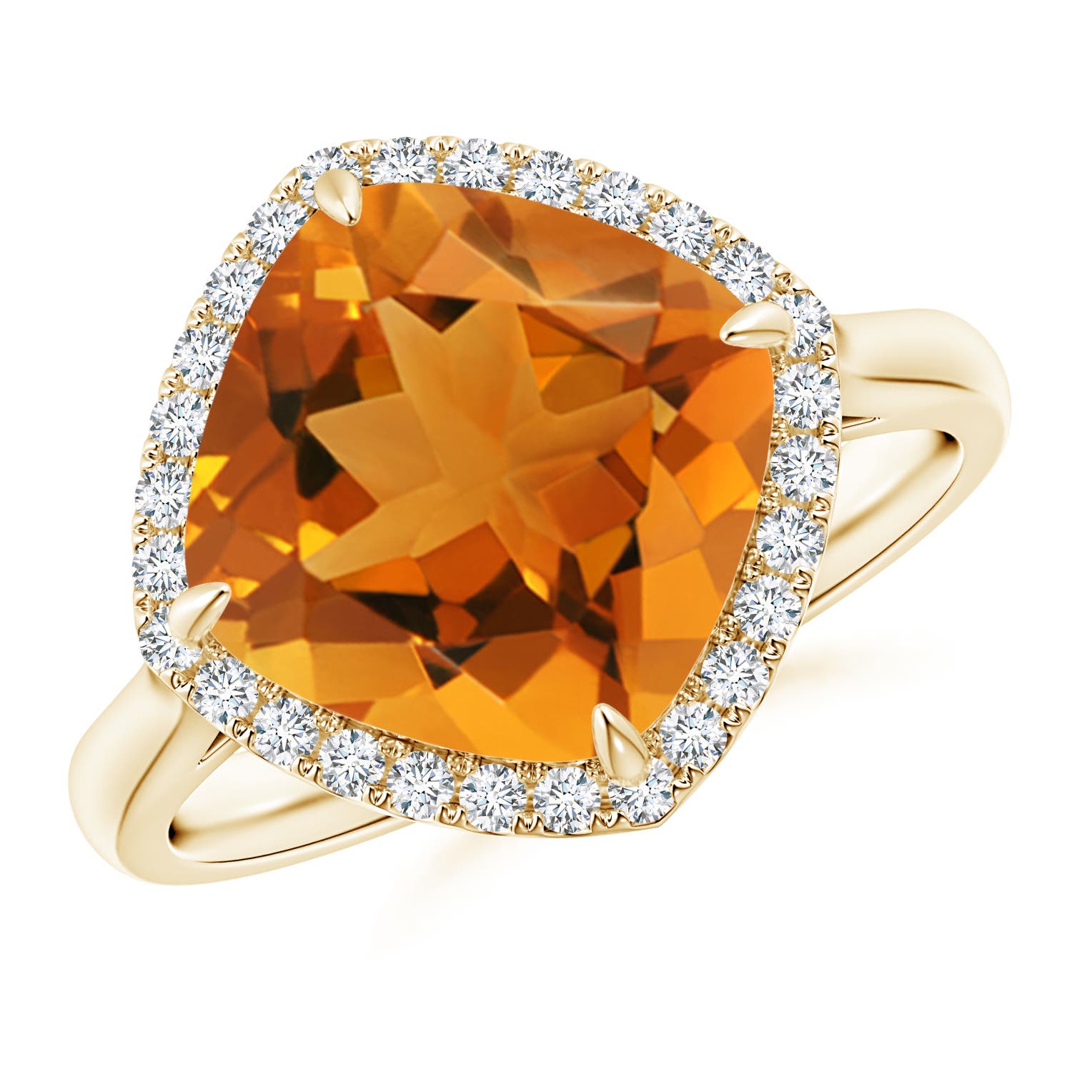 AAA - Citrine / 3.67 CT / 14 KT Yellow Gold