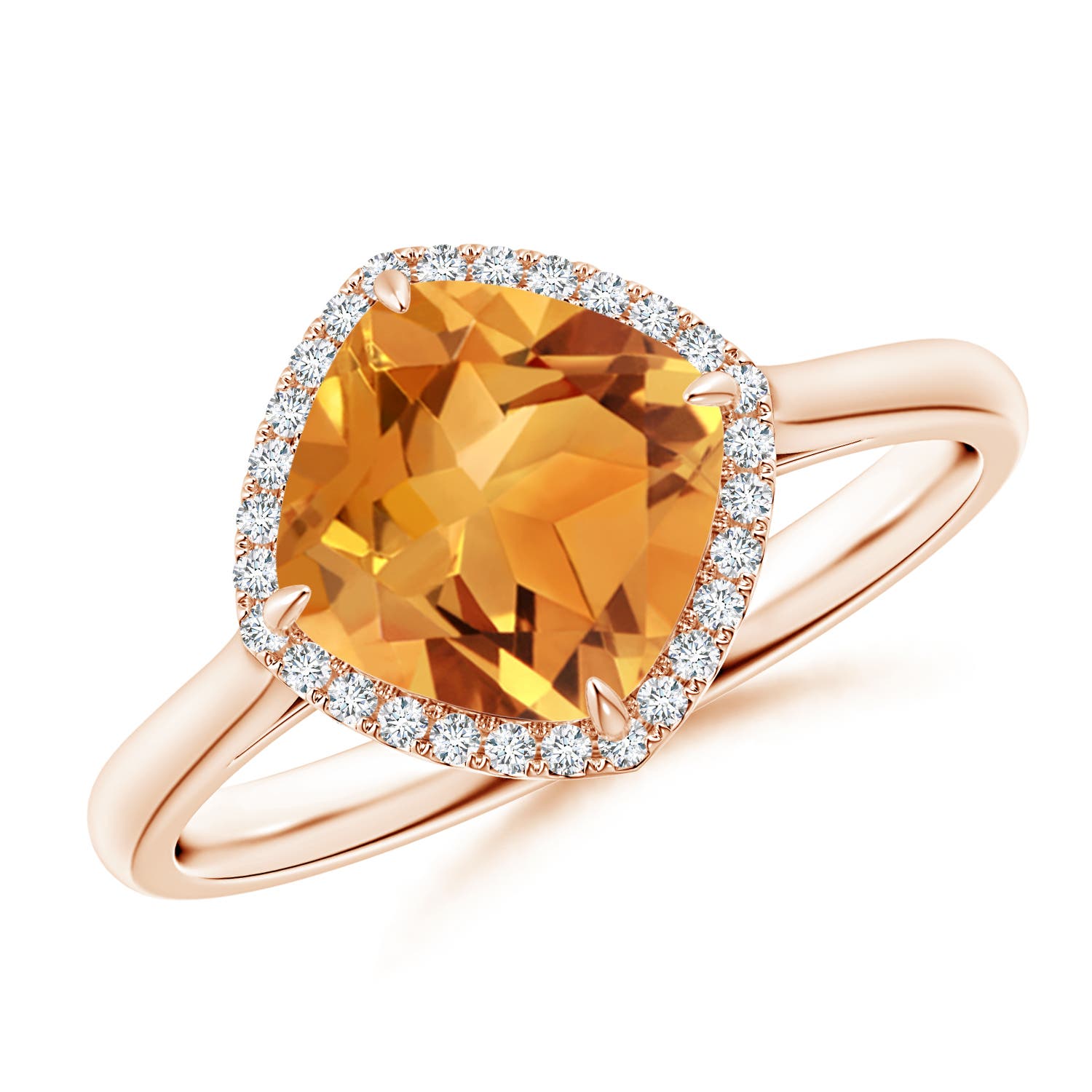 AA - Citrine / 2.04 CT / 14 KT Rose Gold