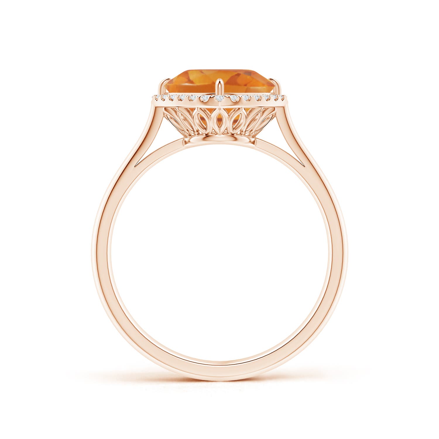 AA - Citrine / 2.04 CT / 14 KT Rose Gold