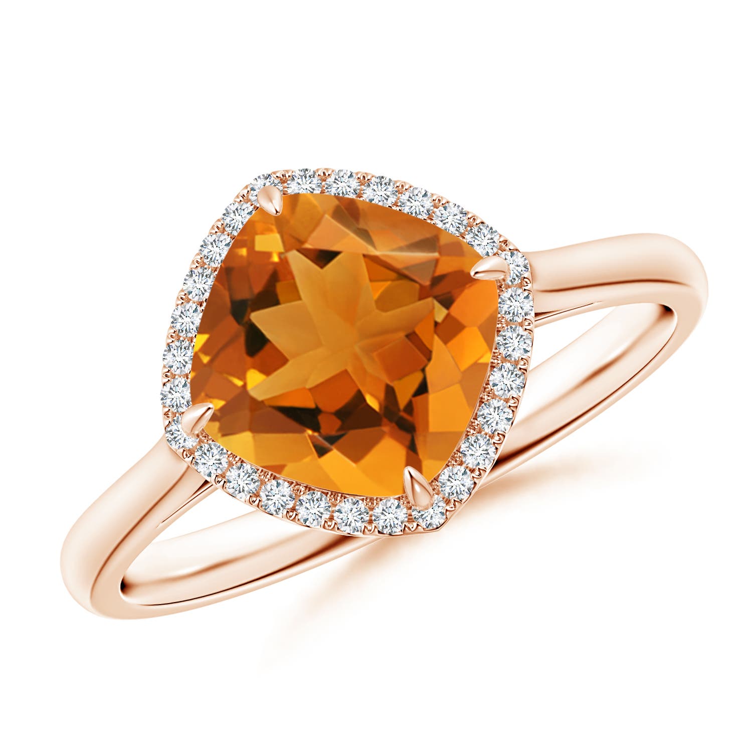 AAA - Citrine / 2.04 CT / 14 KT Rose Gold